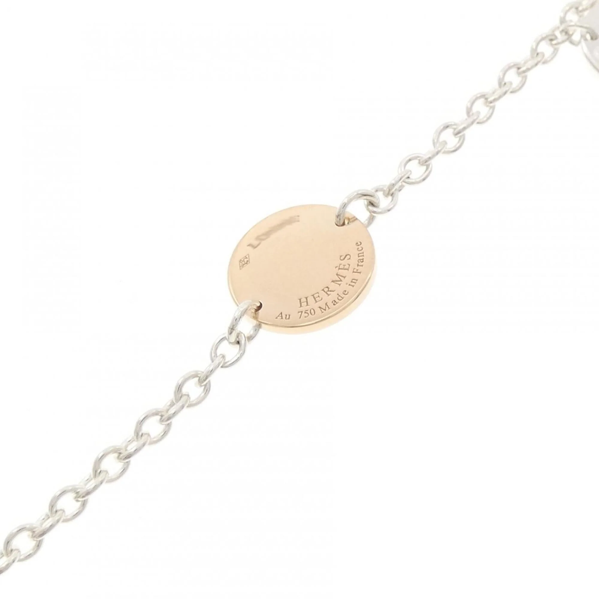 Pendant Necklace 18K Rose Gold and Sterling Silver - Image 6