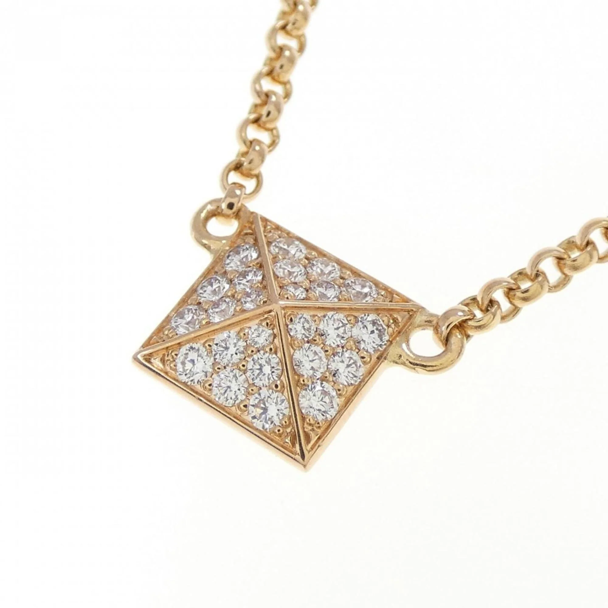 Pendant Necklace 18K Rose Gold with Diamond - Image 3