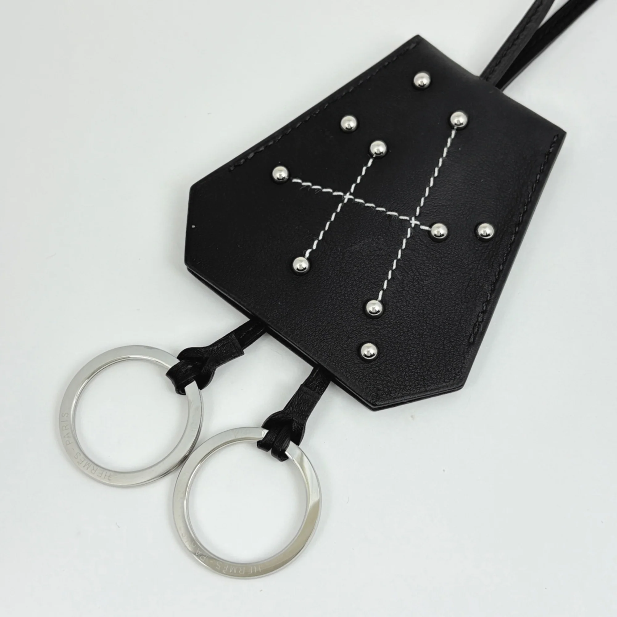 Pendant Necklace Leather Black - Image 3