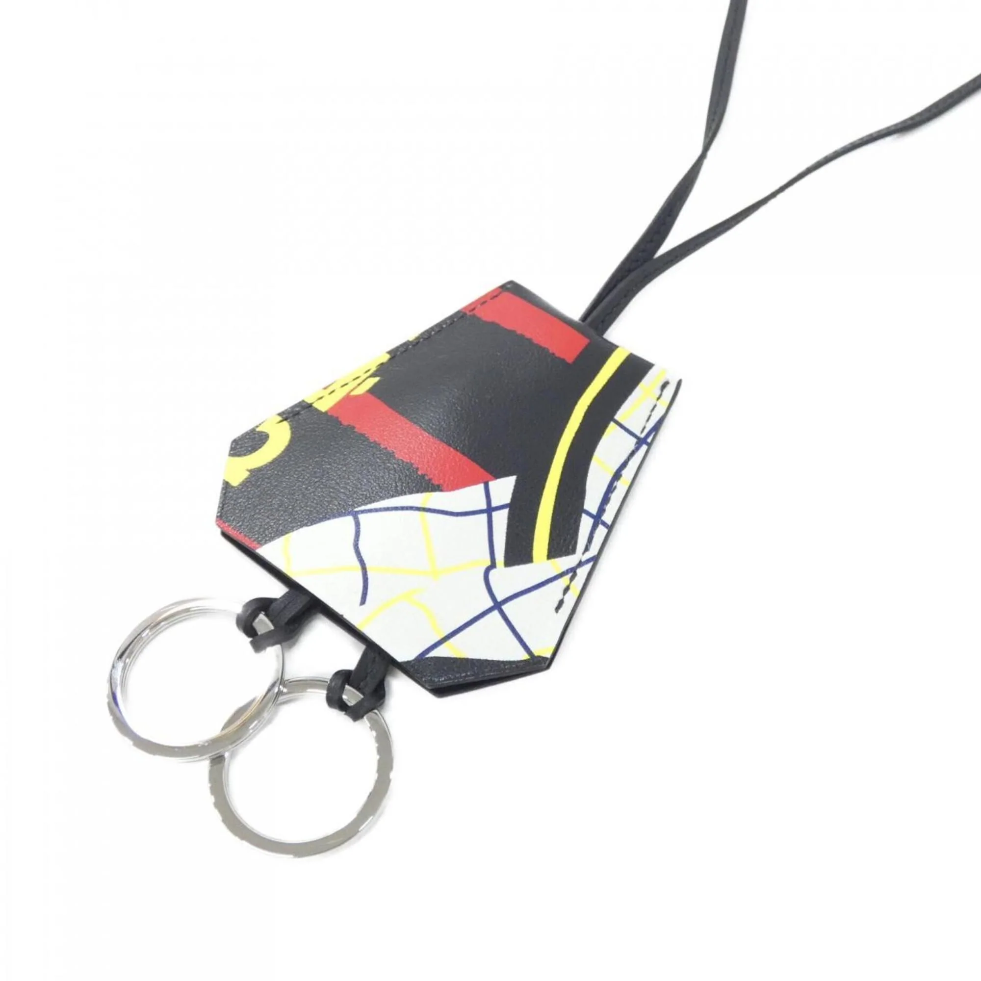 Pendant Necklace Swift Leather Black - Image 3