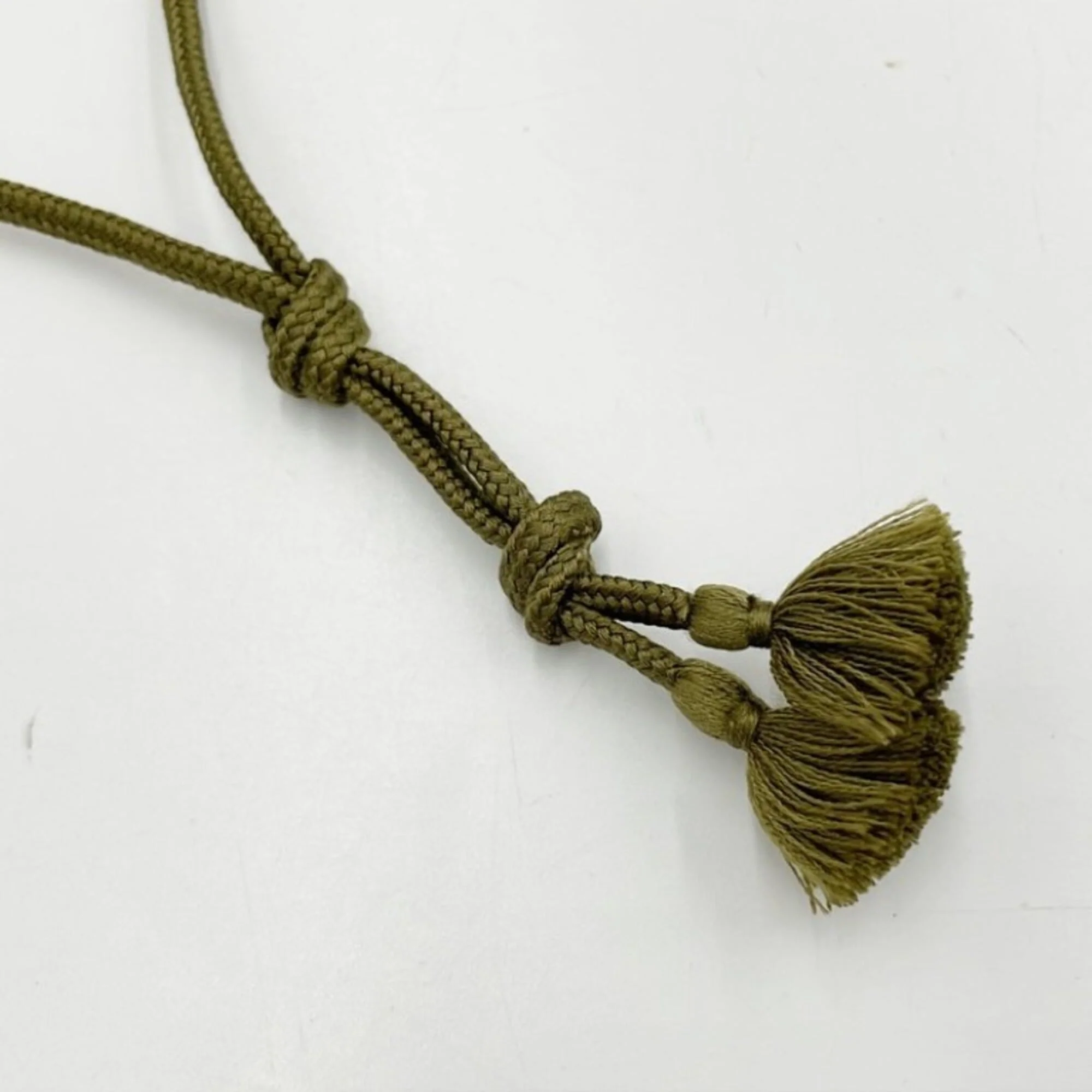 Pendant Necklace White Gold and Porcelain - Image 4
