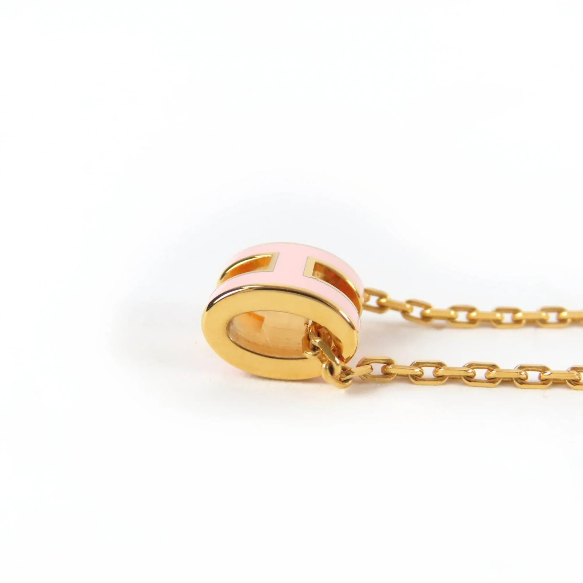 Pop H Pendant Necklace Gold-Tone Metal - Image 5