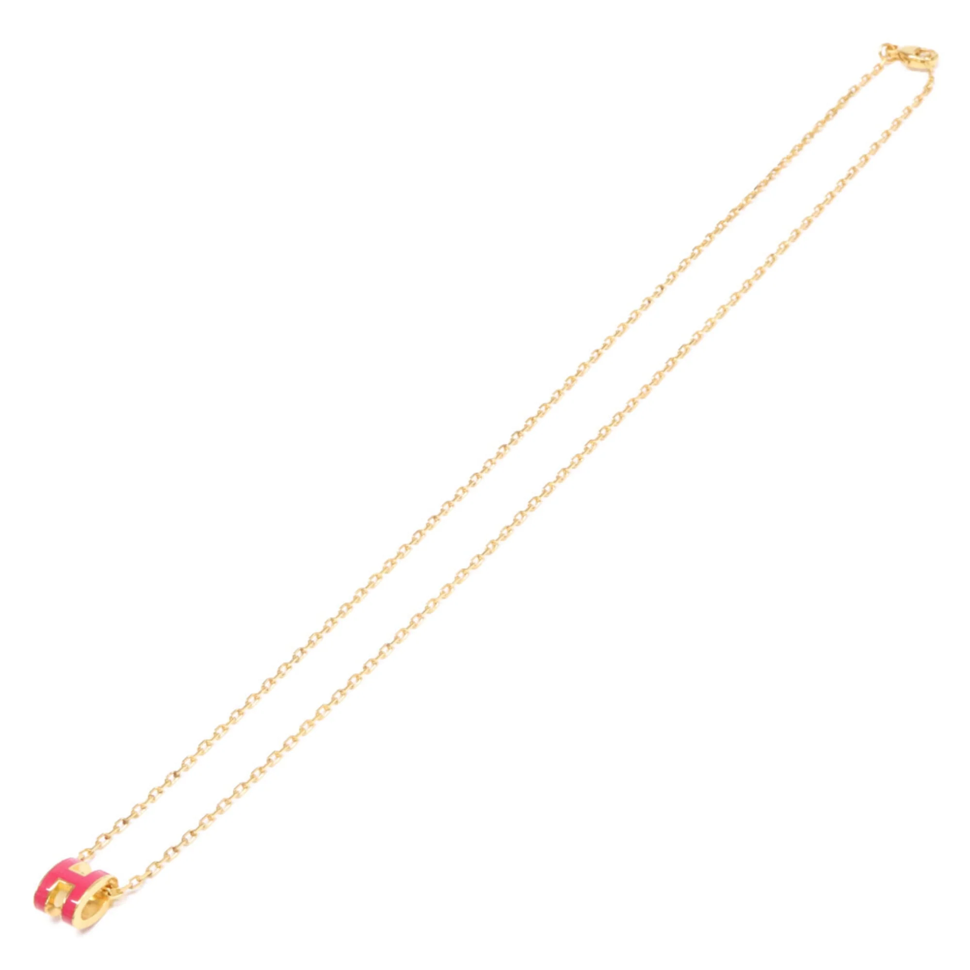 Pop H Pendant Necklace Gold-Tone Metal - Image 2