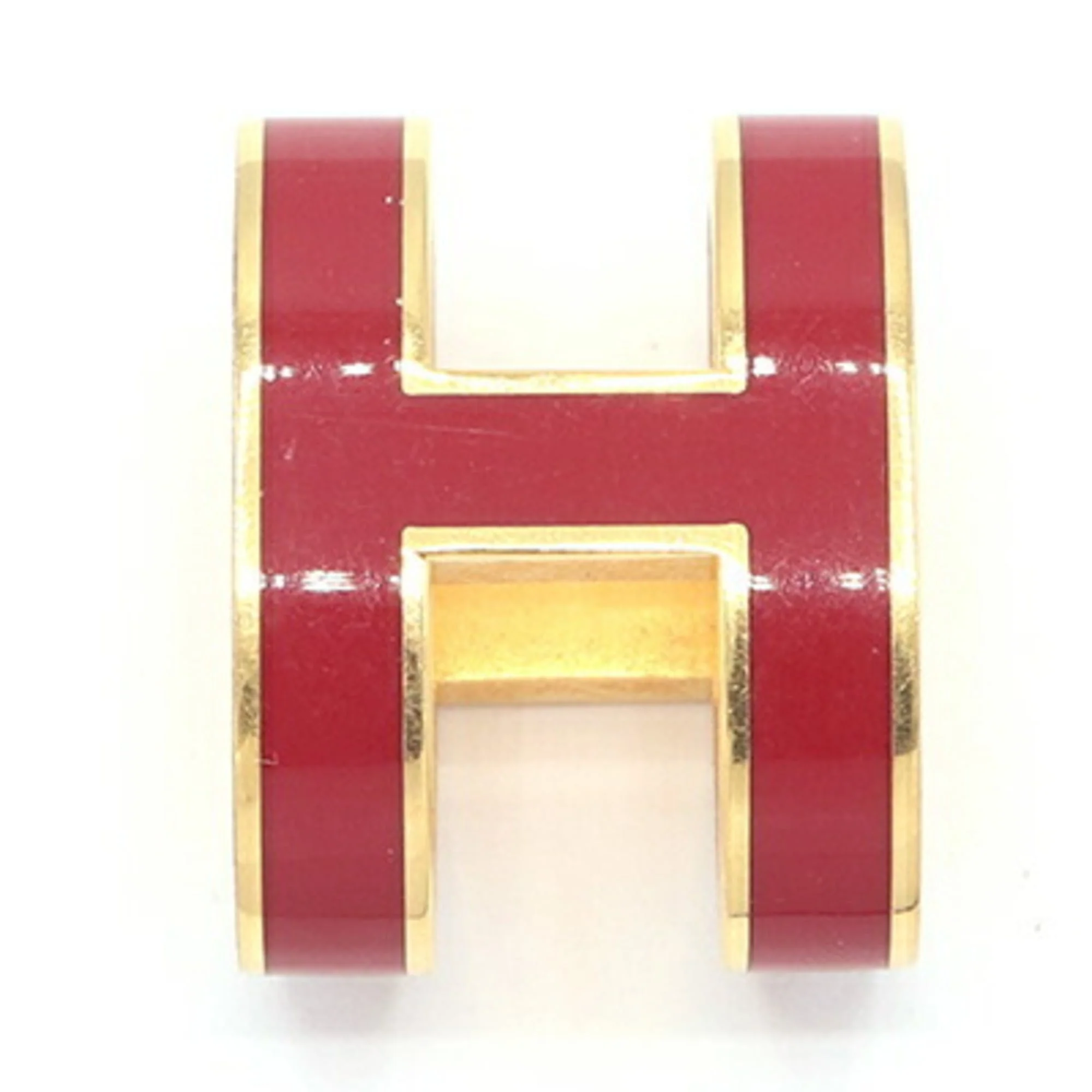 Pop H Pendant Necklace Gold-Tone Metal - Image 2