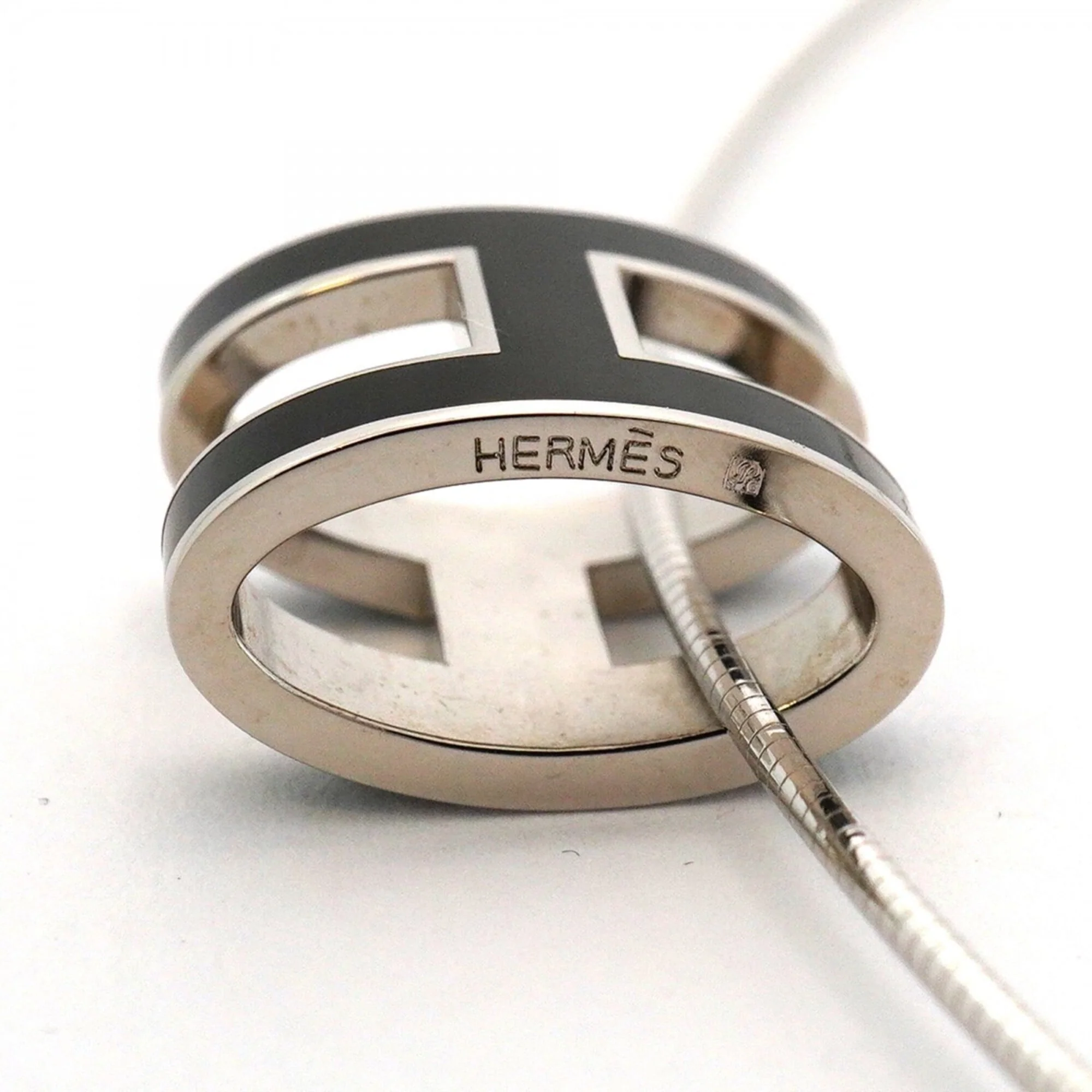 Pop H Pendant Necklace Silver-Tone Metal - Image 6