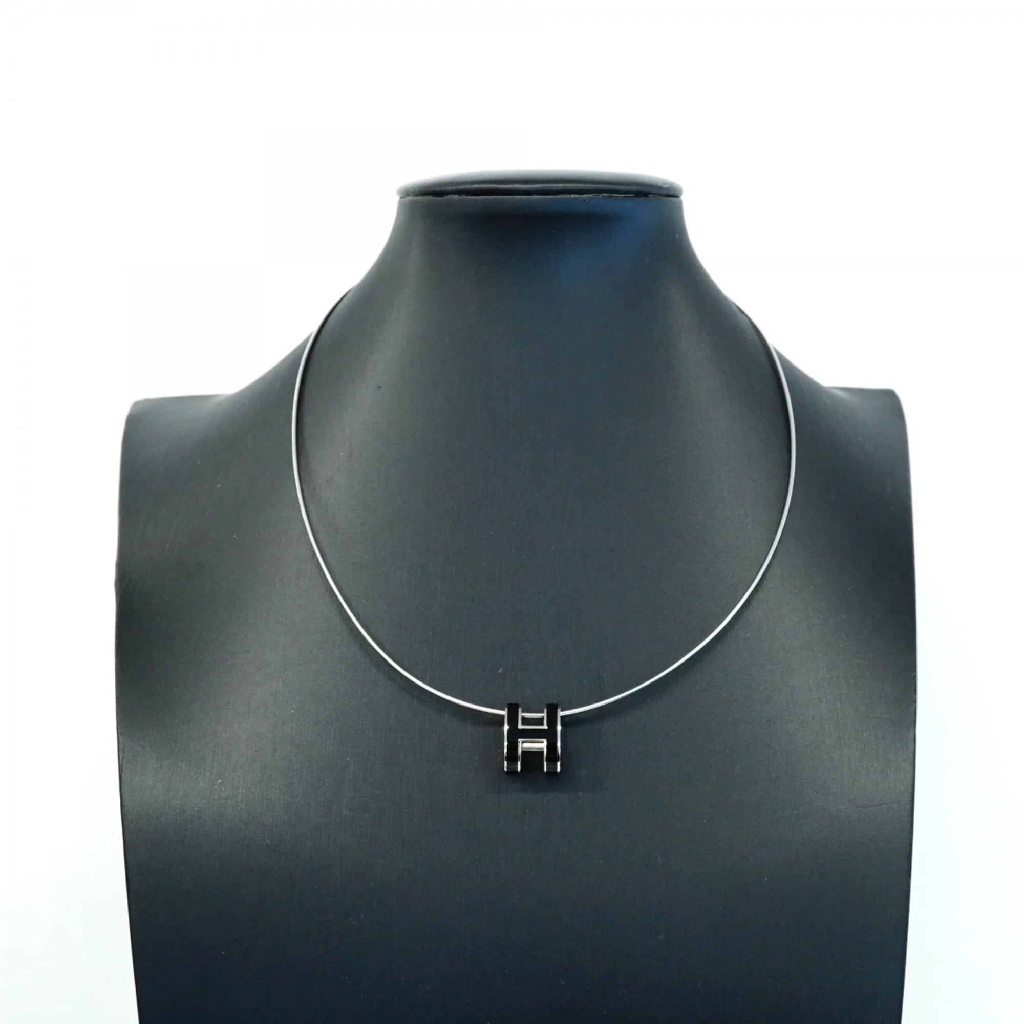 Pop H Pendant Necklace Silver-Tone Metal - Image 7