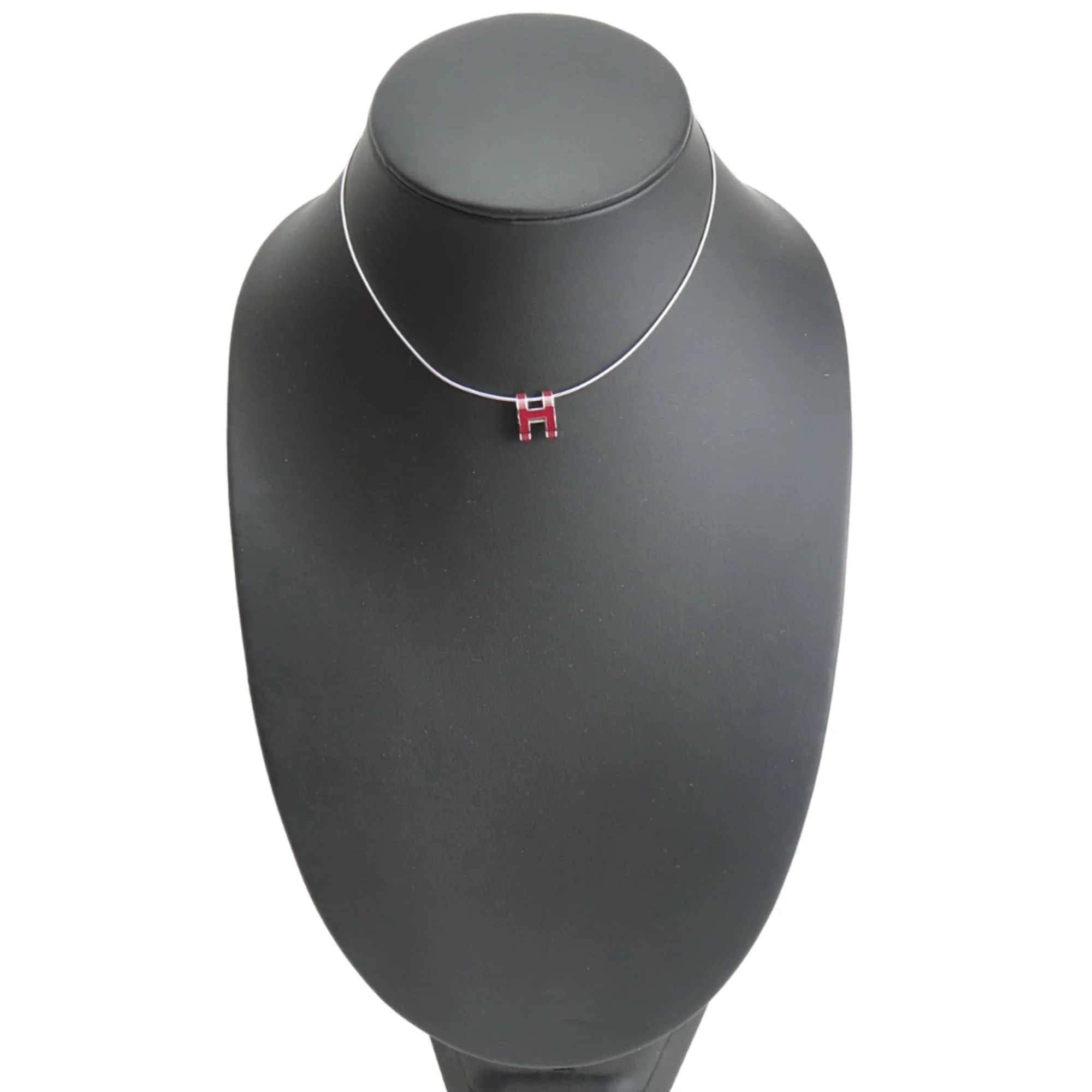Pop H Pendant Necklace Sterling Silver - Image 8