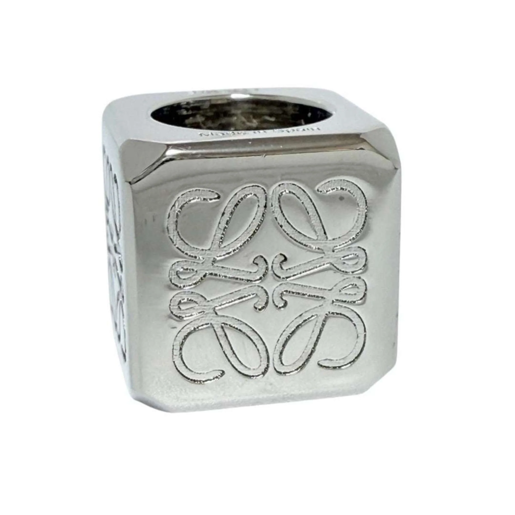 Necklace Metal Small Anagram Dice Charm - Image 2