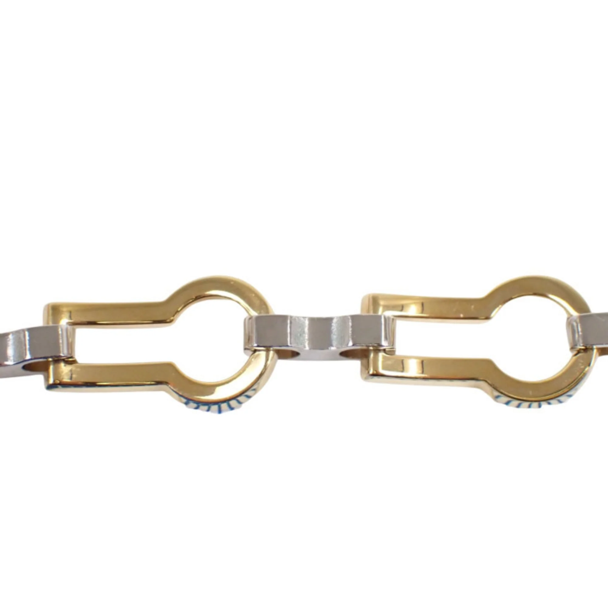 Choker Chain Necklace Gold and Silver Metal - Image 3