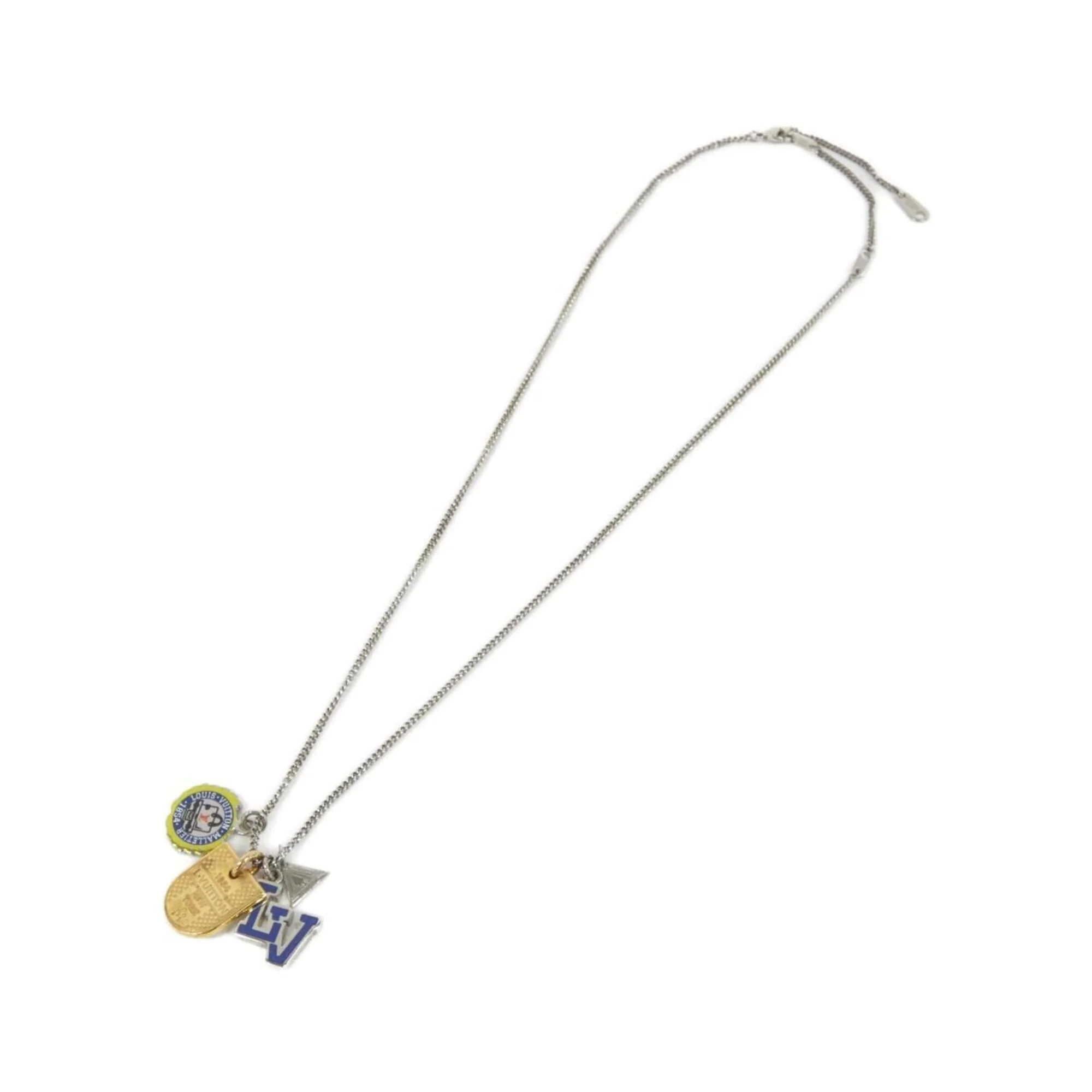 Collier Charms Pendant Necklace Blue - Image 2