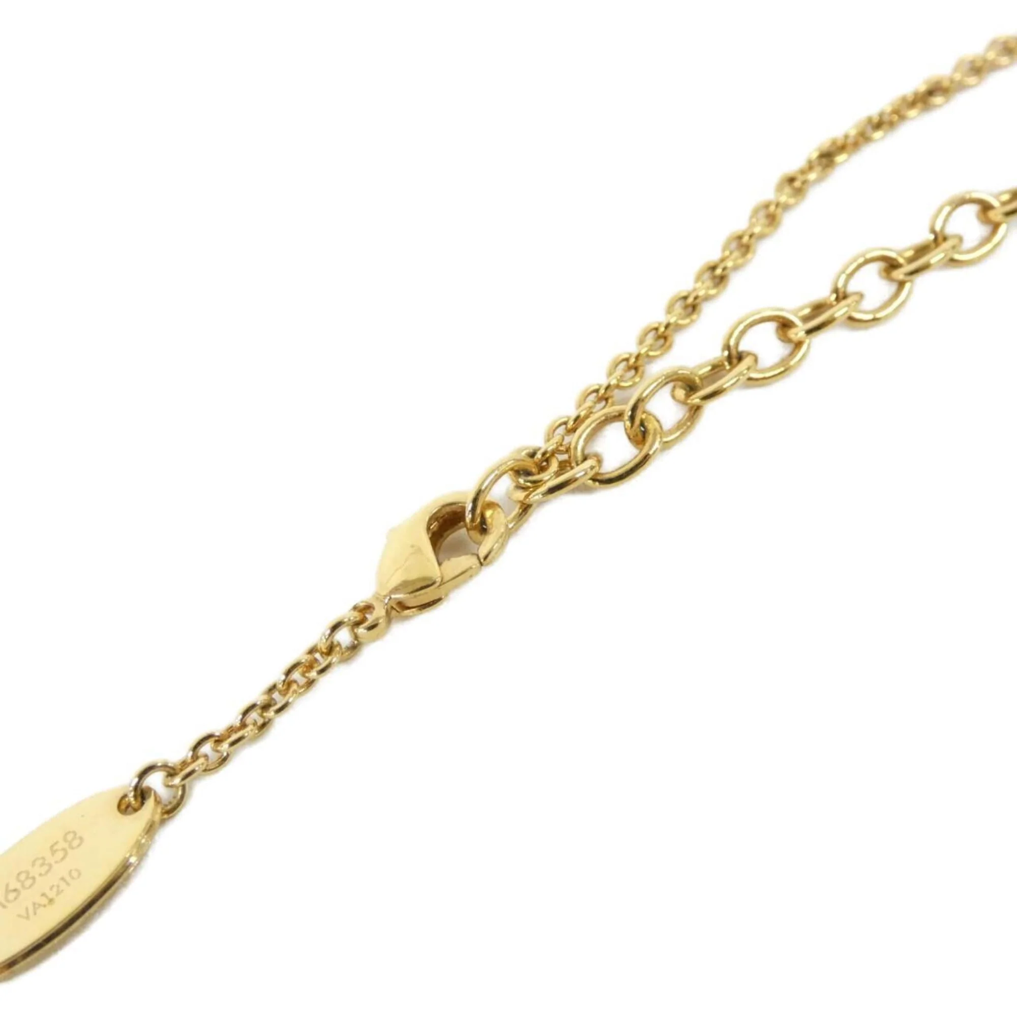 Collier Essential V Pearl Pendant Necklace Gold White - Image 5