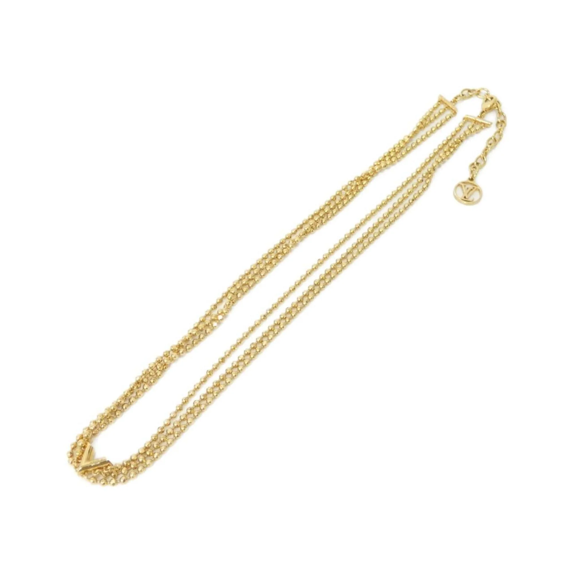 Collier Essential V Skin Pendant Necklace Gold - Image 2
