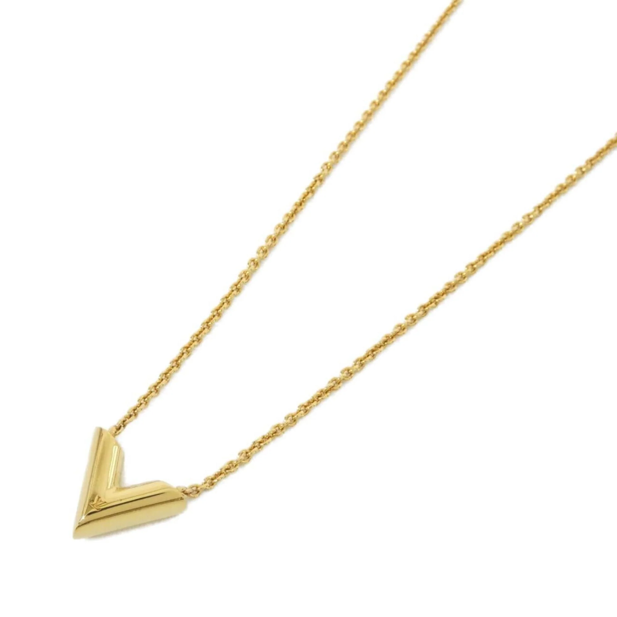 Essential V Pendant Necklace Gold