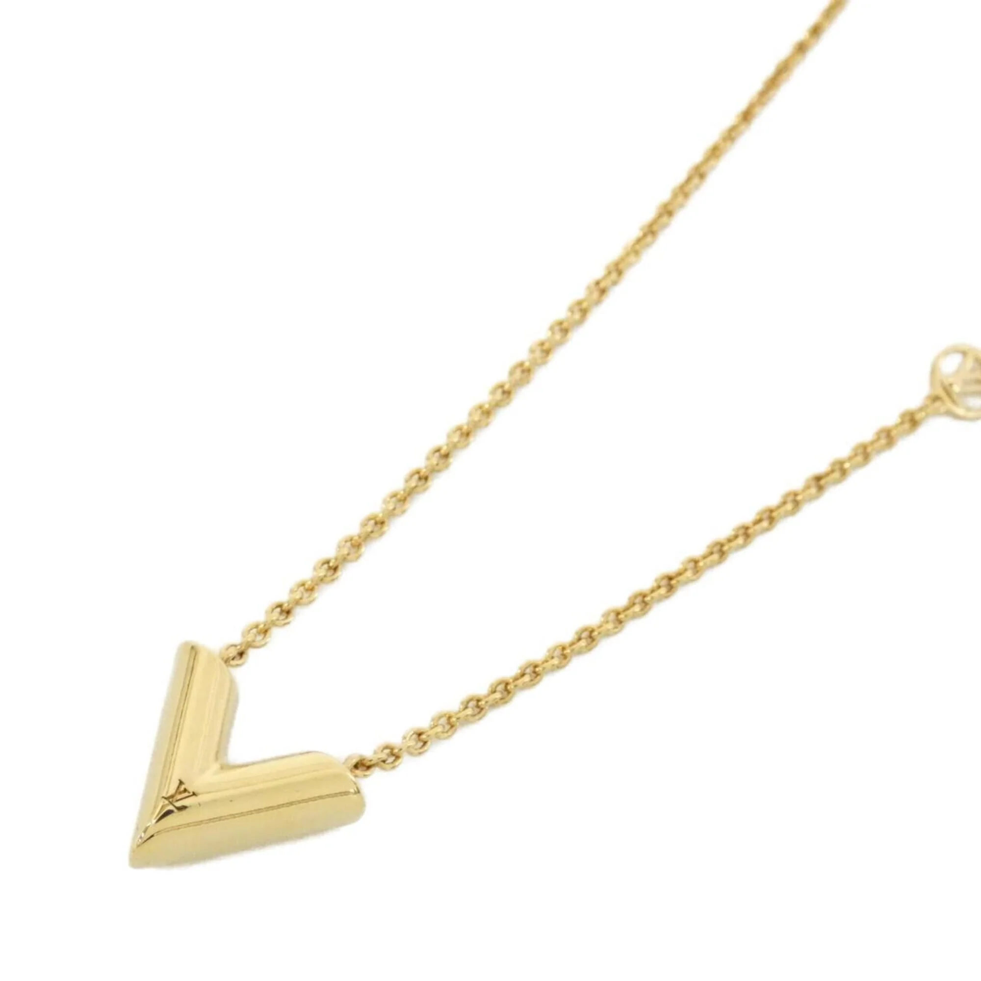 Essential V Pendant Necklace Gold