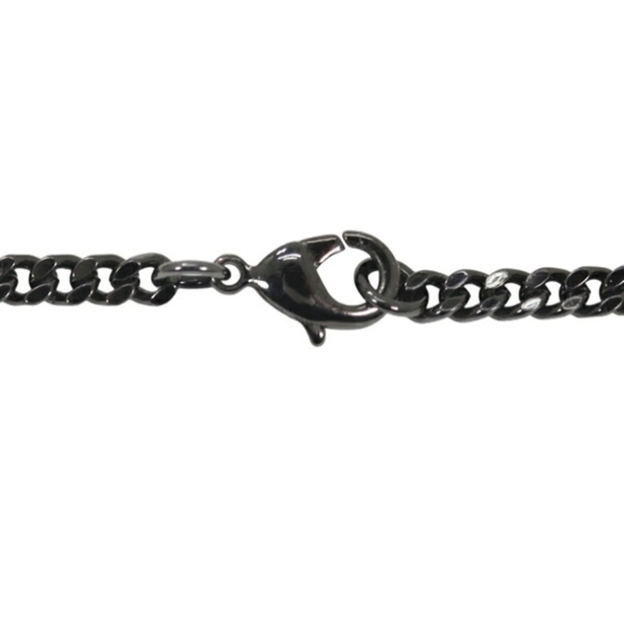 Flower Pendant Necklace Black - Image 6