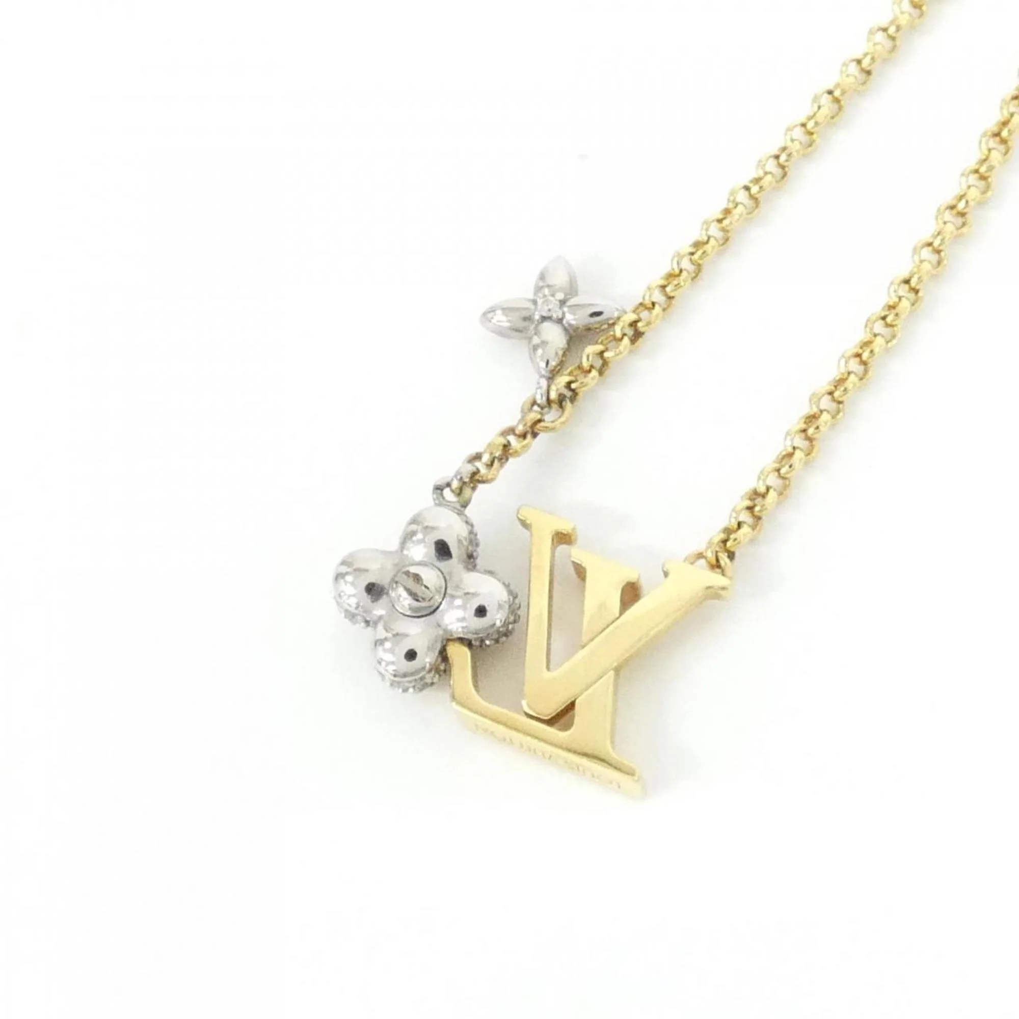 Glam Pendant Necklace Gold and Silver - Image 4