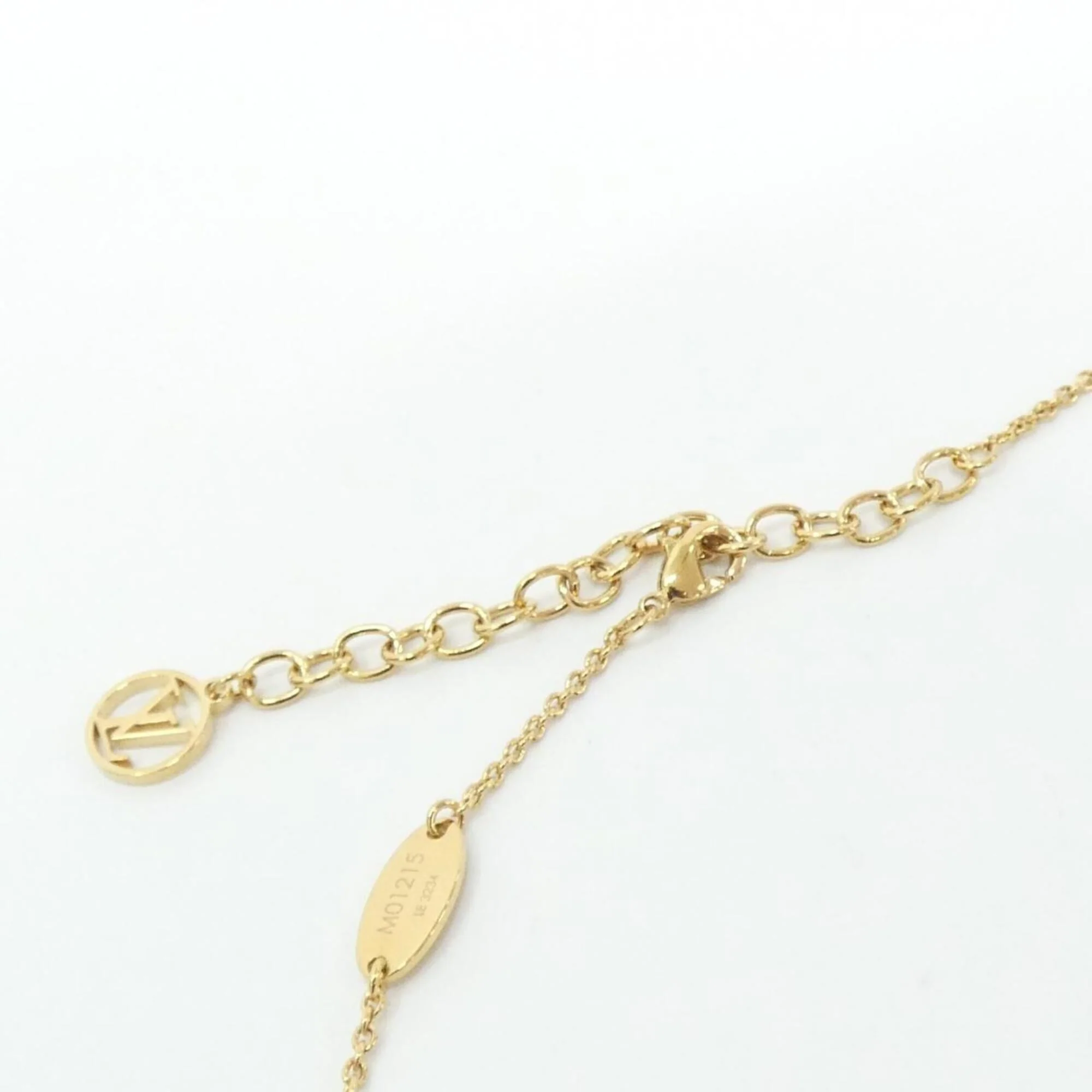 Iconic Enamel Pendant Necklace Gold Pink - Image 5