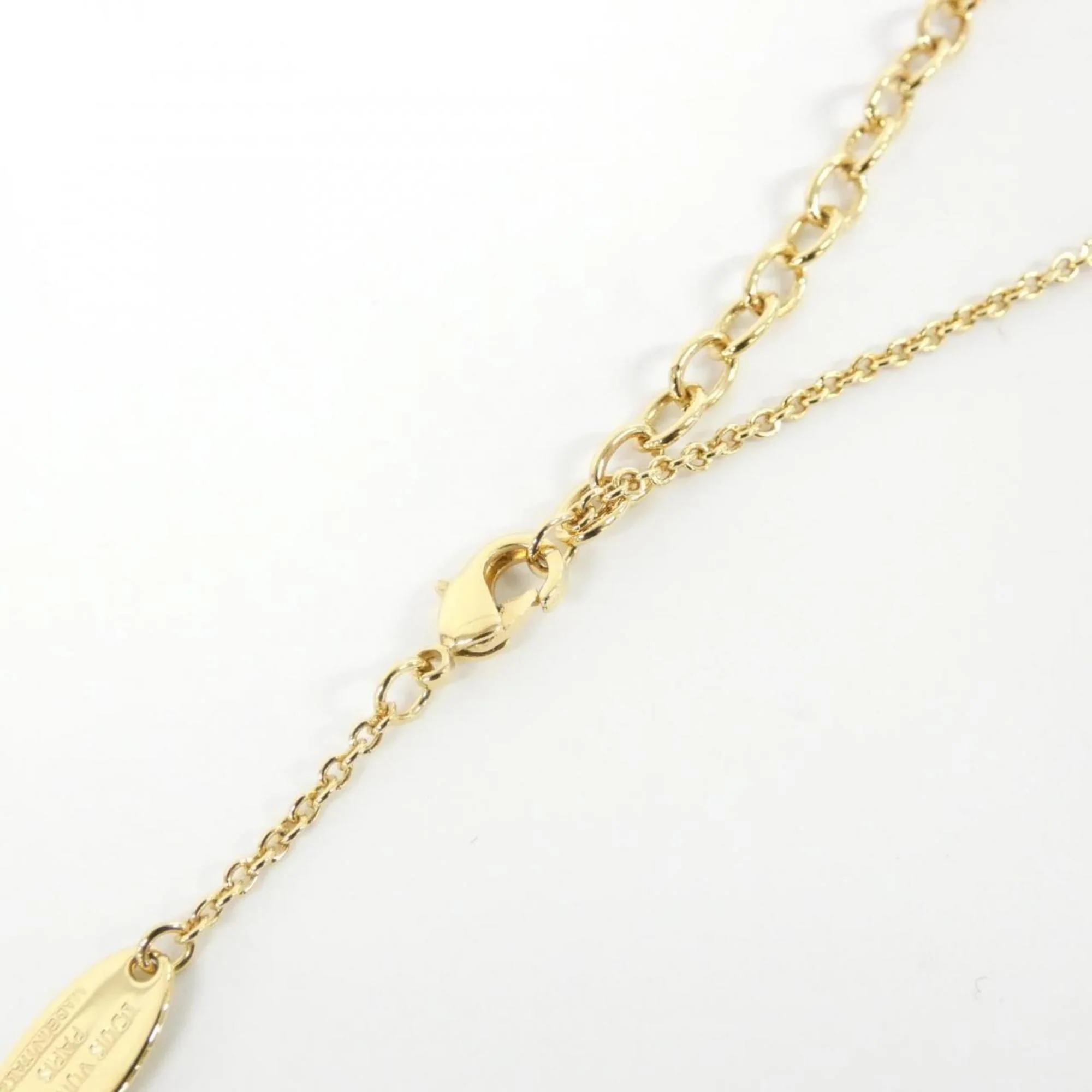 Iconic Pendant Necklace Gold Pink - Image 4