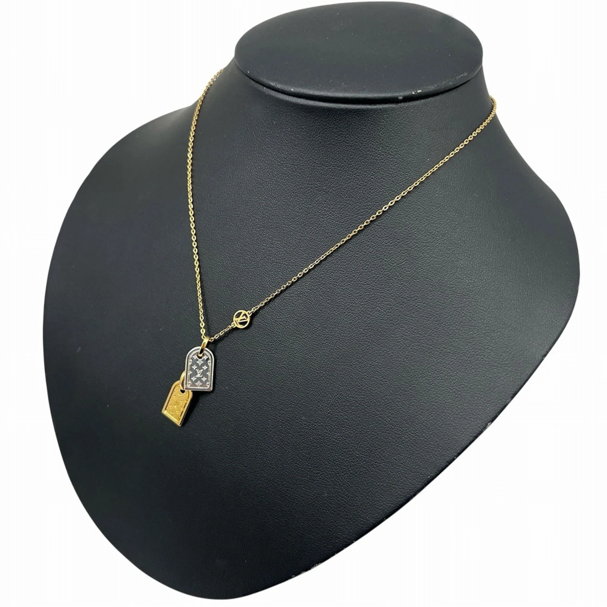 Nanogram Pendant Necklace Gold - Image 4