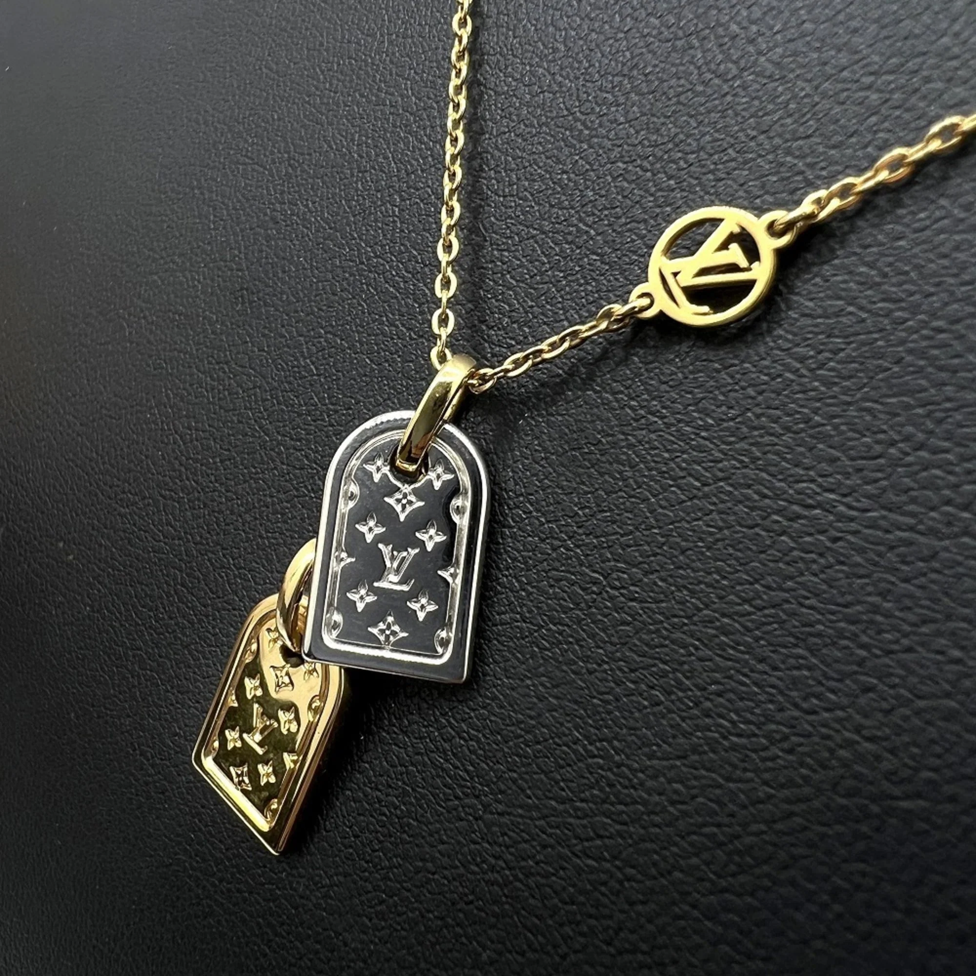 Nanogram Pendant Necklace Gold - Image 5