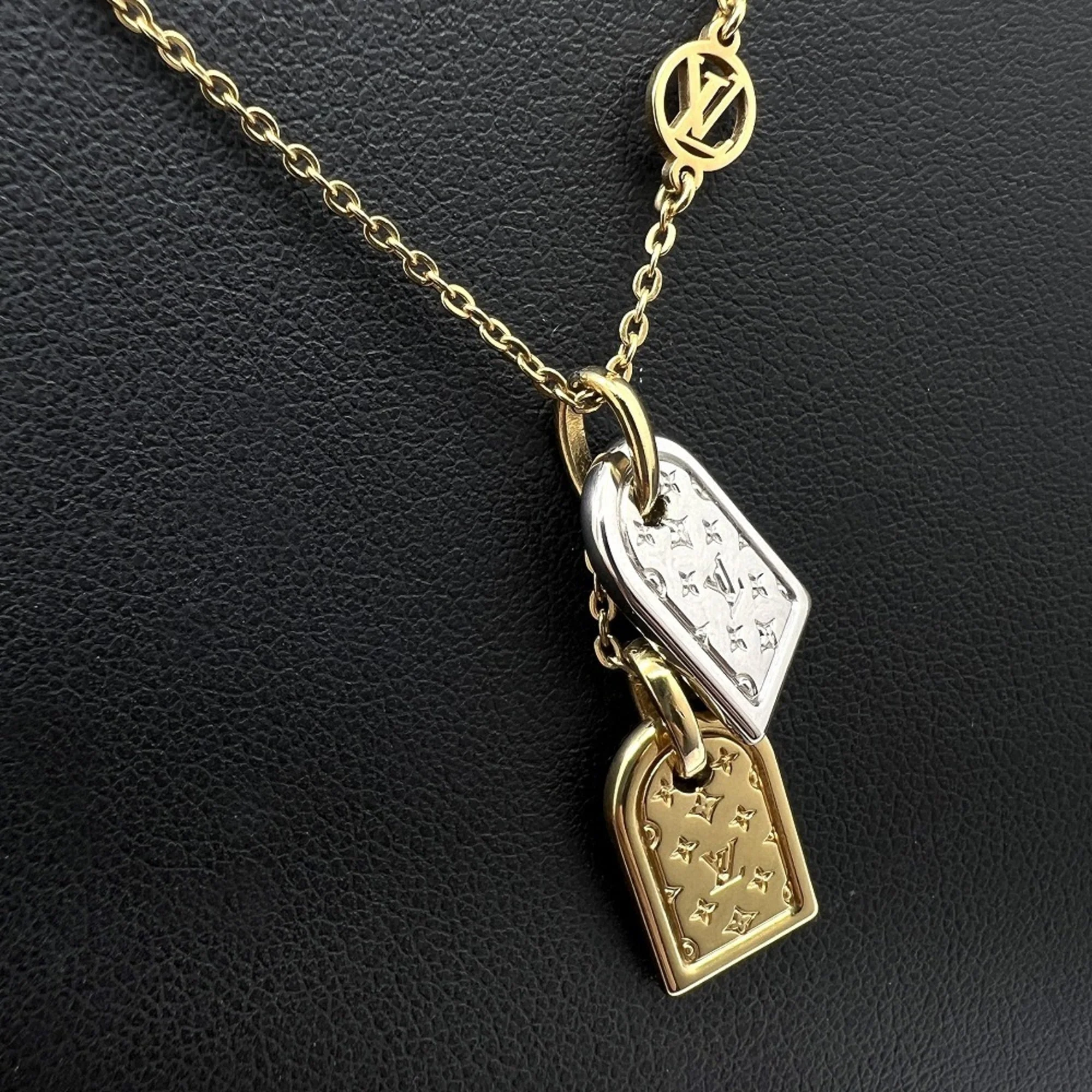Nanogram Pendant Necklace Gold - Image 6
