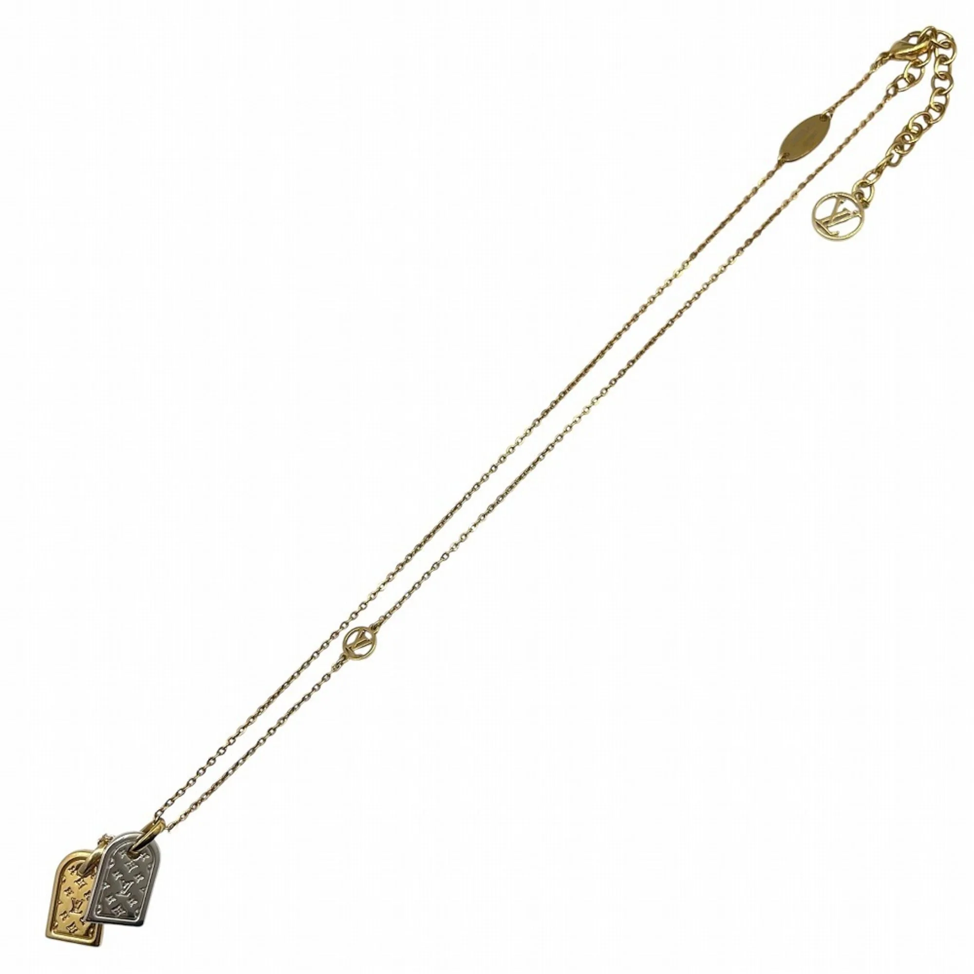 Nanogram Pendant Necklace Gold - Image 7