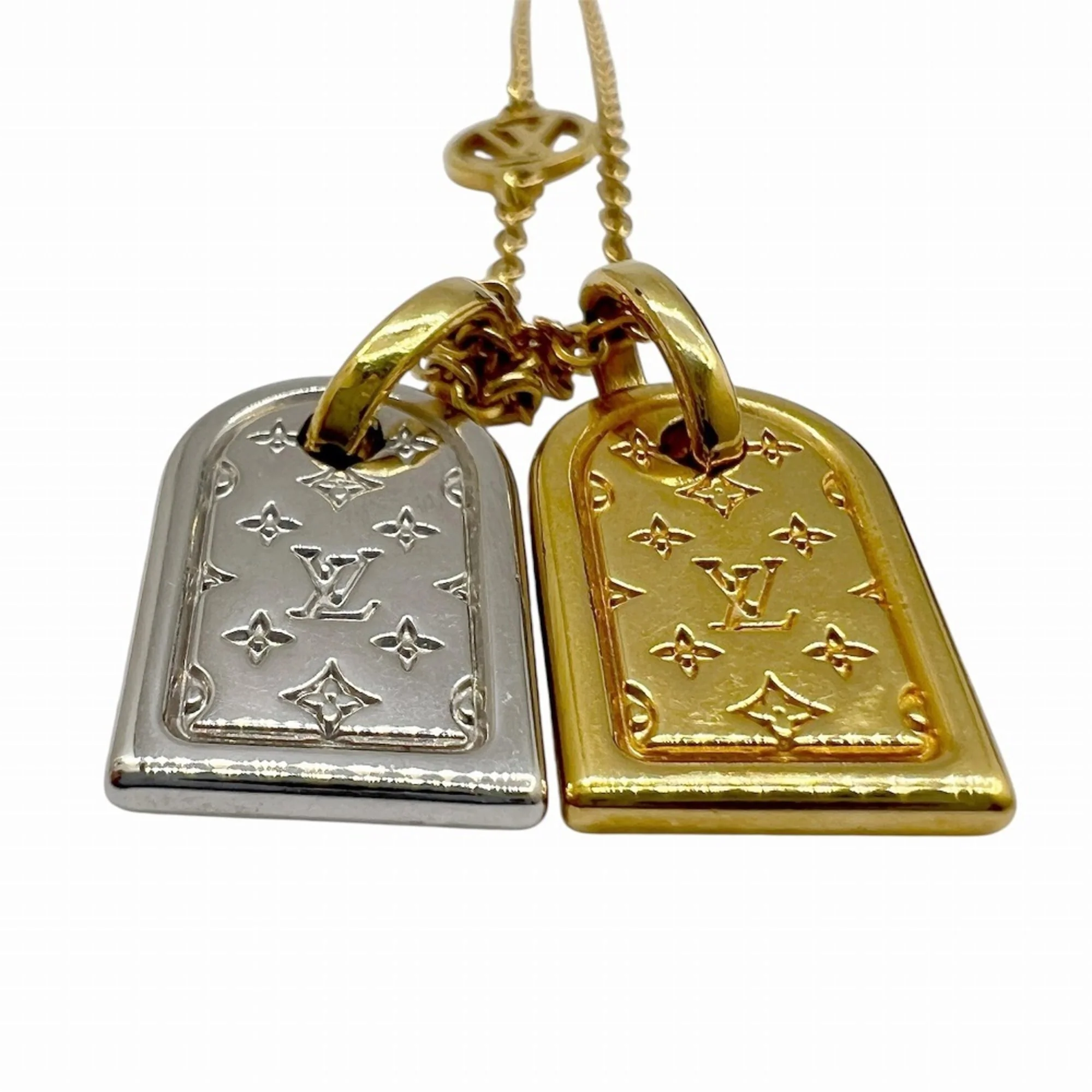 Nanogram Pendant Necklace Gold - Image 8