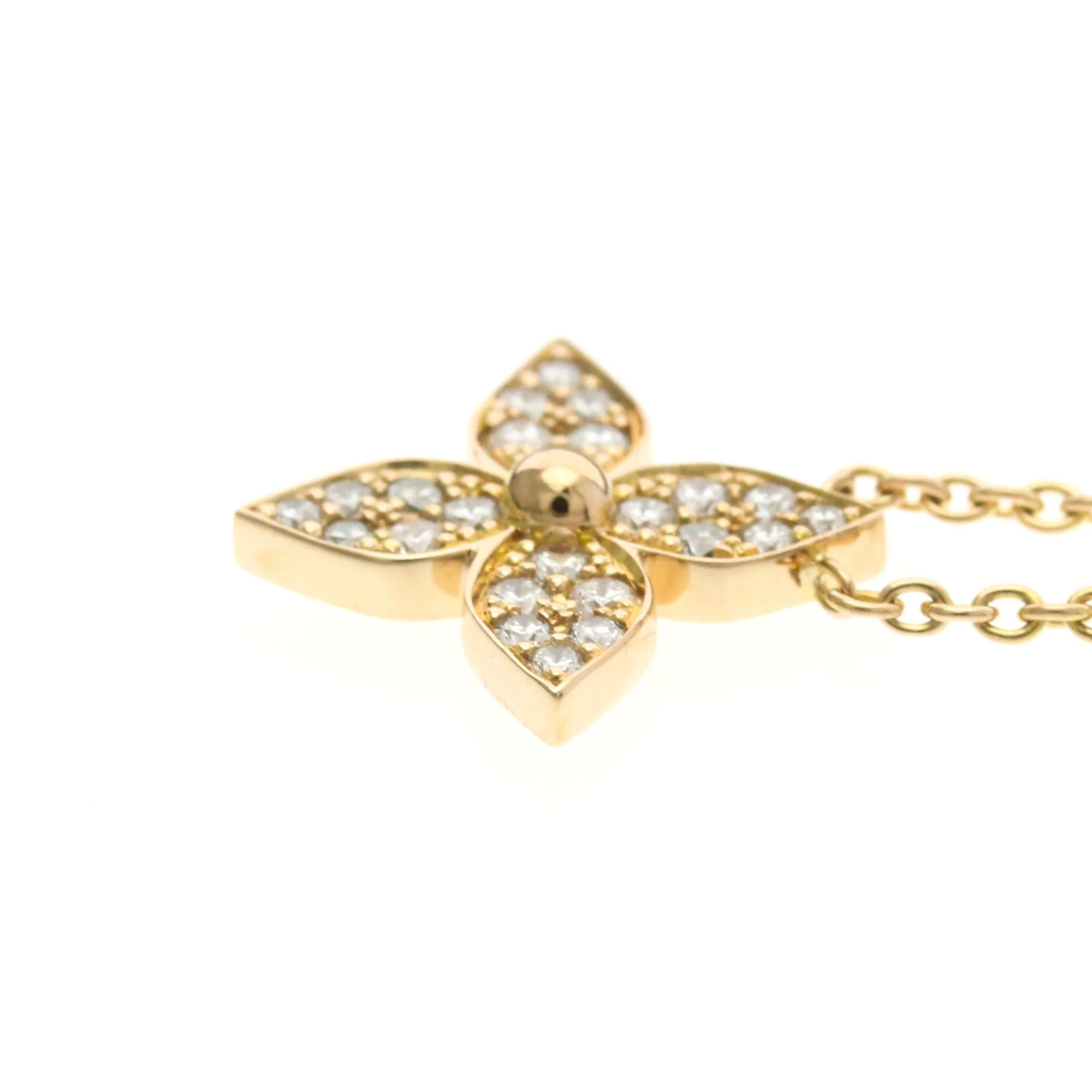 Pendant Necklace 18K Rose Gold with Diamond - Image 3