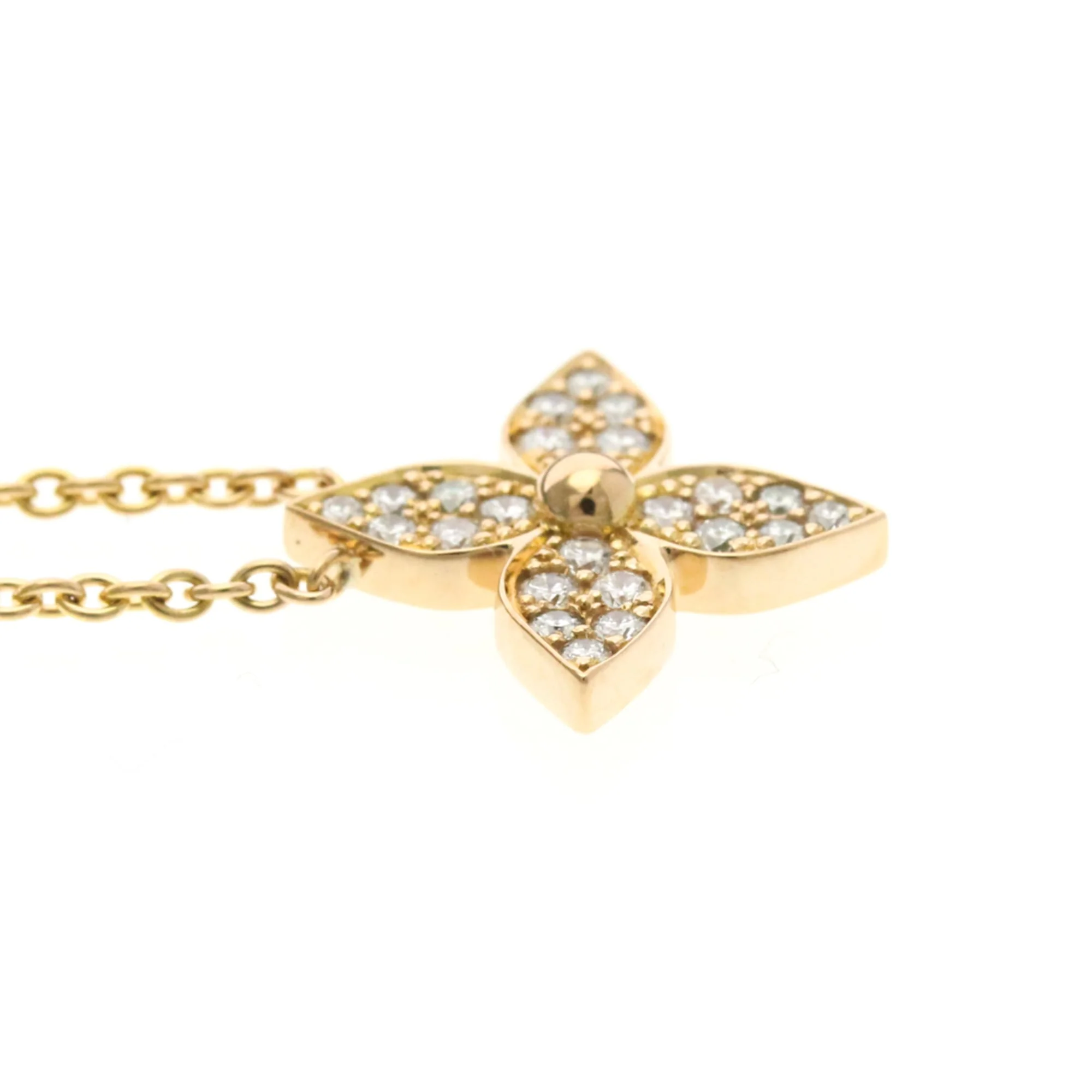 Pendant Necklace 18K Rose Gold with Diamond - Image 5