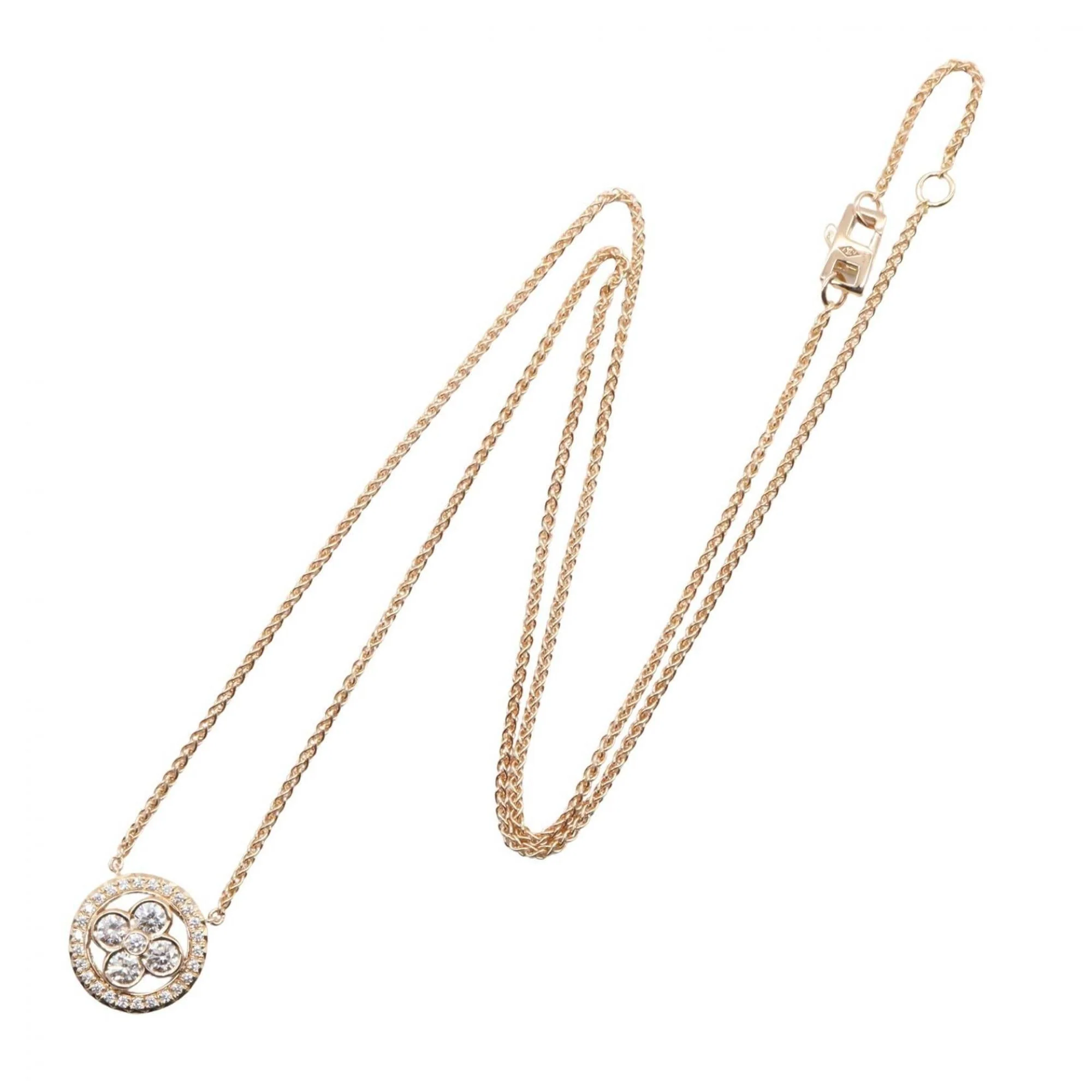 Pendant Necklace 18K Rose Gold with Diamond - Image 2