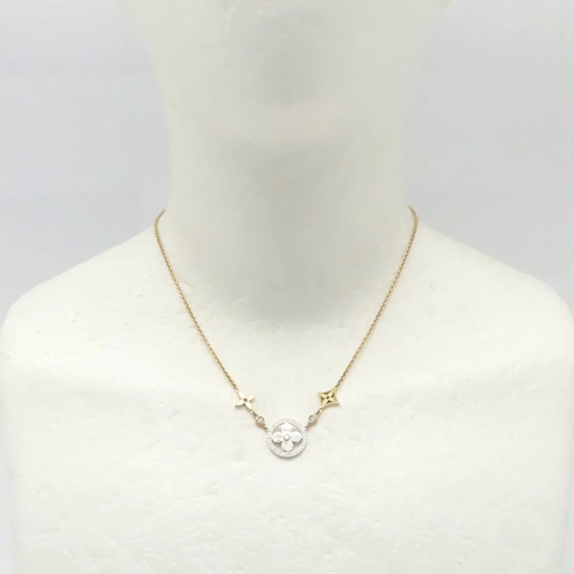 Pendant Necklace 18K Tricolor Gold - Image 3