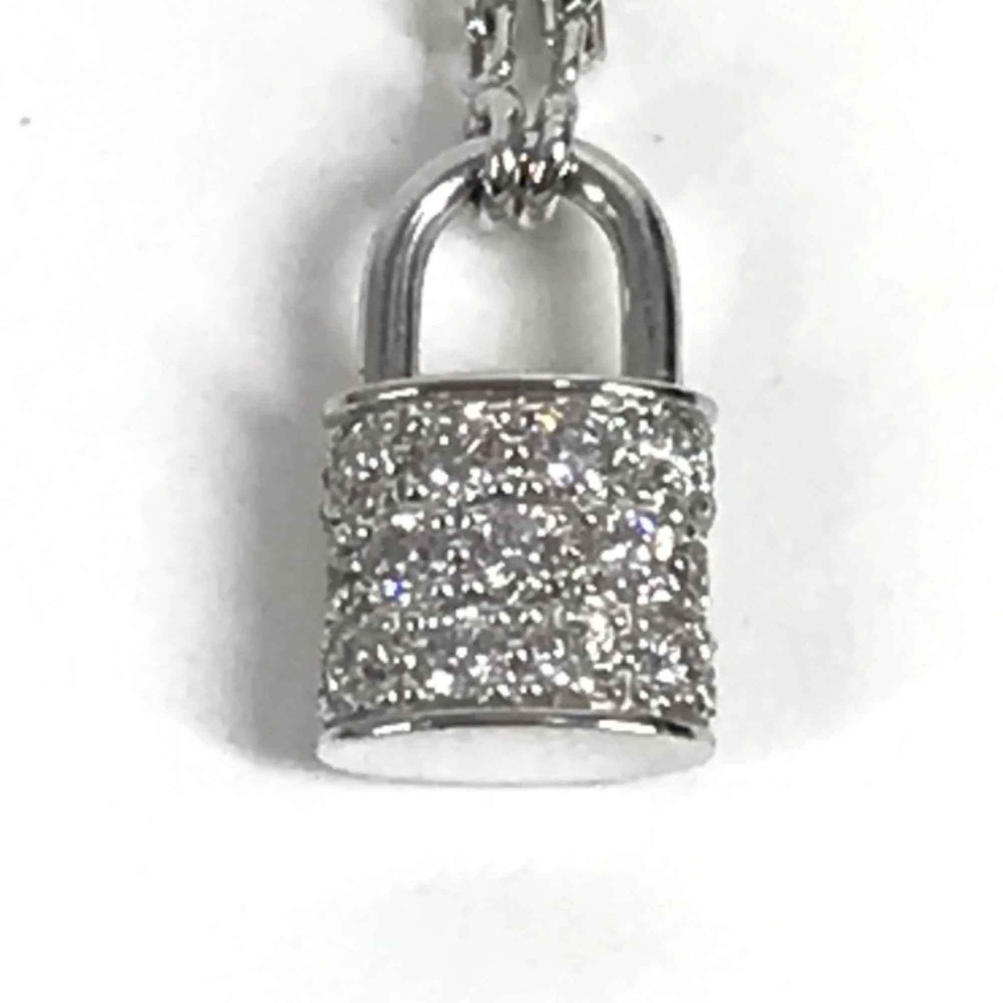 Pendant Necklace 18K White Gold - Image 3
