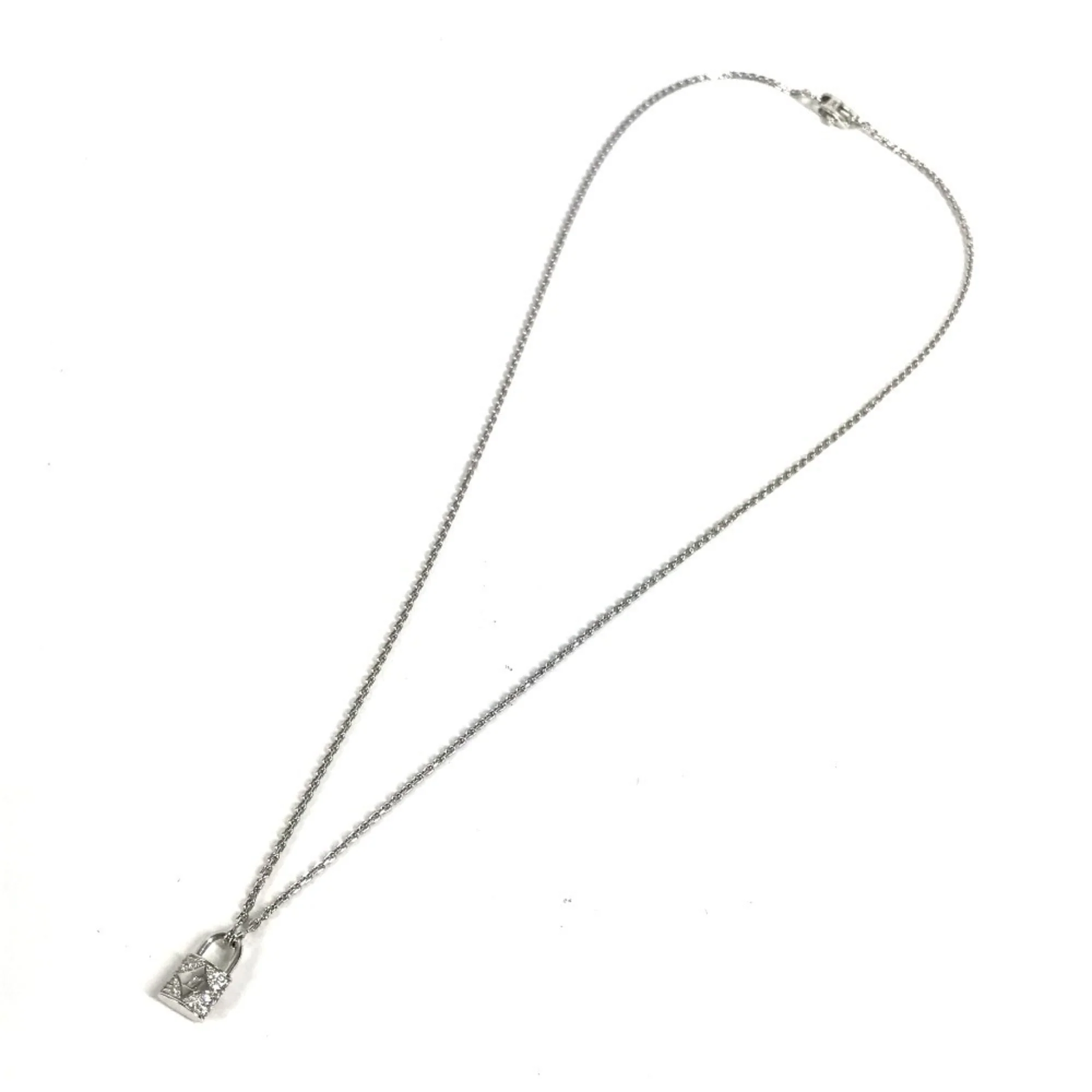 Pendant Necklace 18K White Gold - Image 4