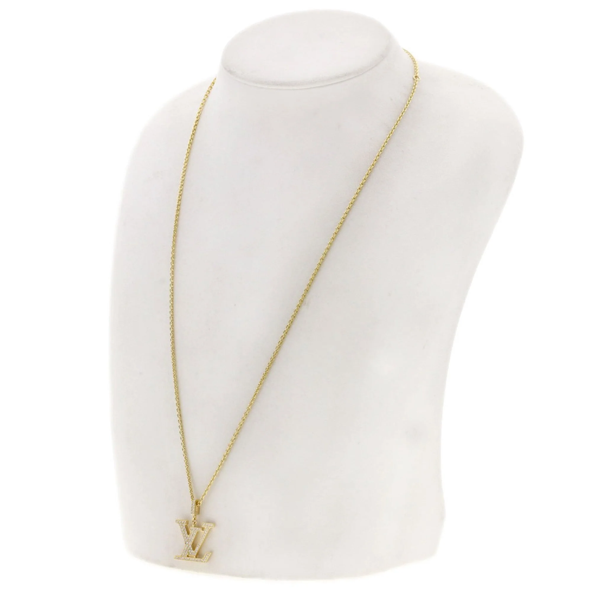 Pendant Necklace 18K Yellow Gold with Diamond - Image 4