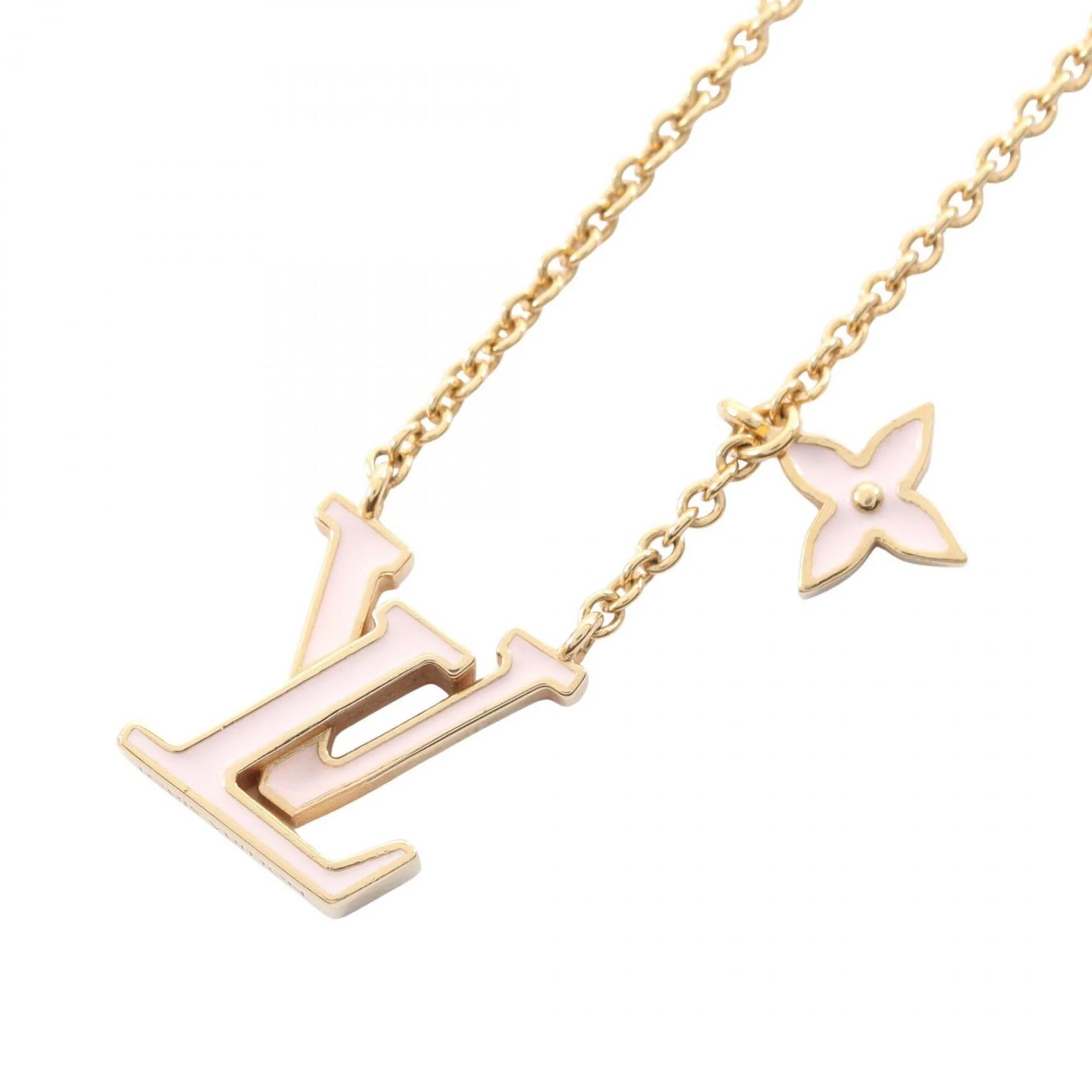 Pendant Necklace Enamel and Gold