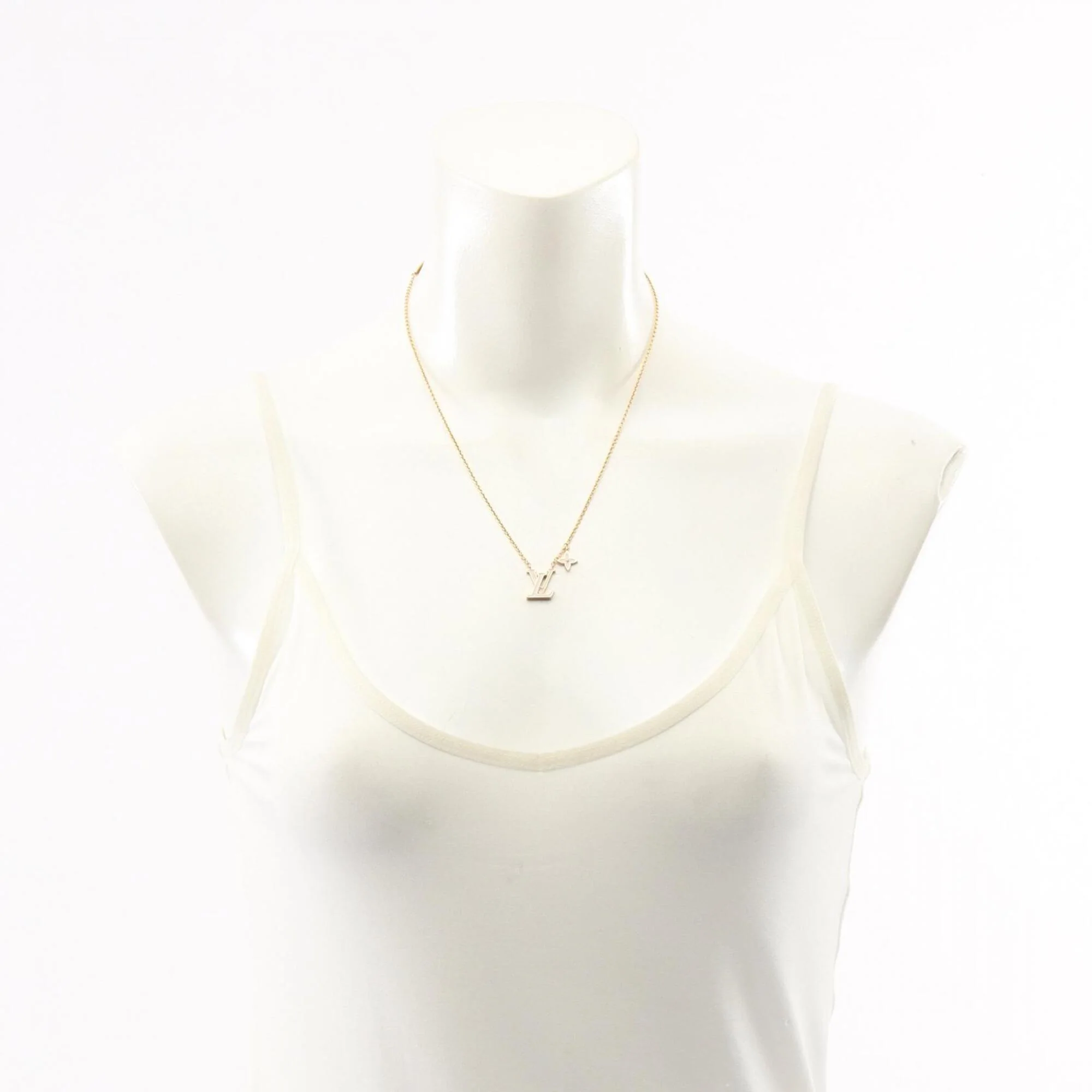Pendant Necklace Enamel and Gold - Image 7