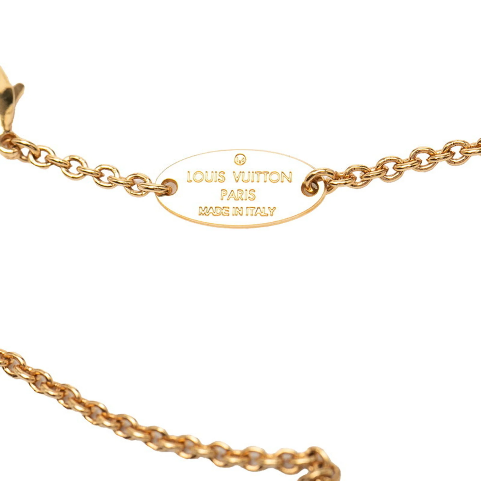 Pendant Necklace Gold and Rhinestone - Image 5