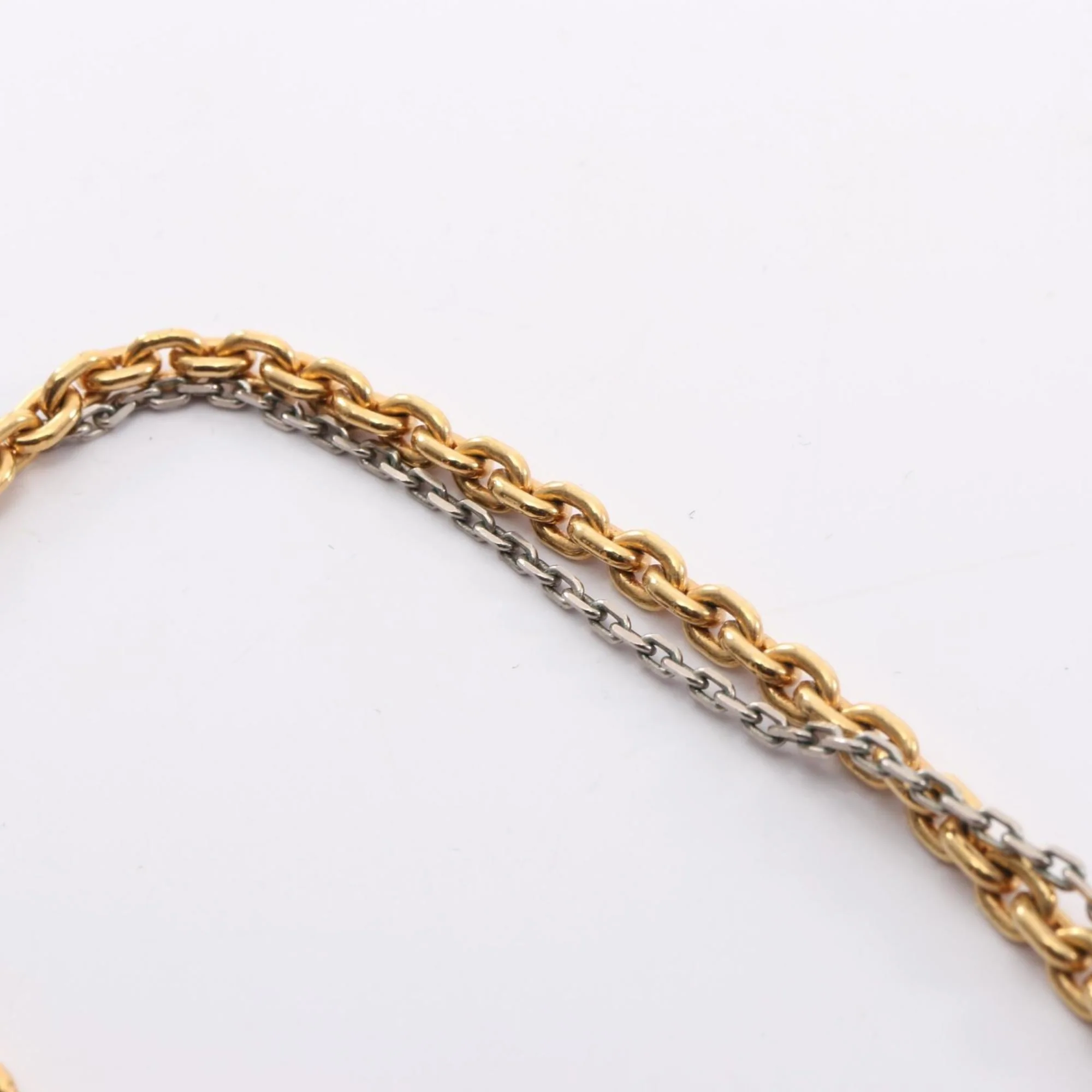 Pendant Necklace Gold and Stainless Steel - Image 7