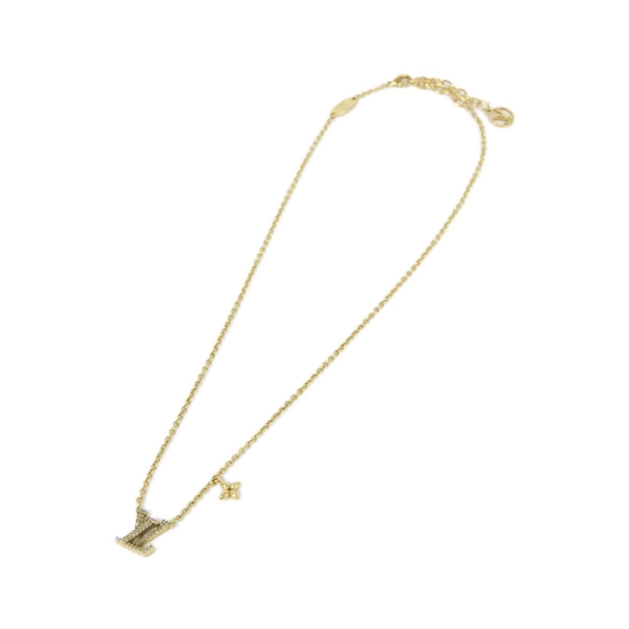Pendant Necklace Gold LV Iconic - Image 2