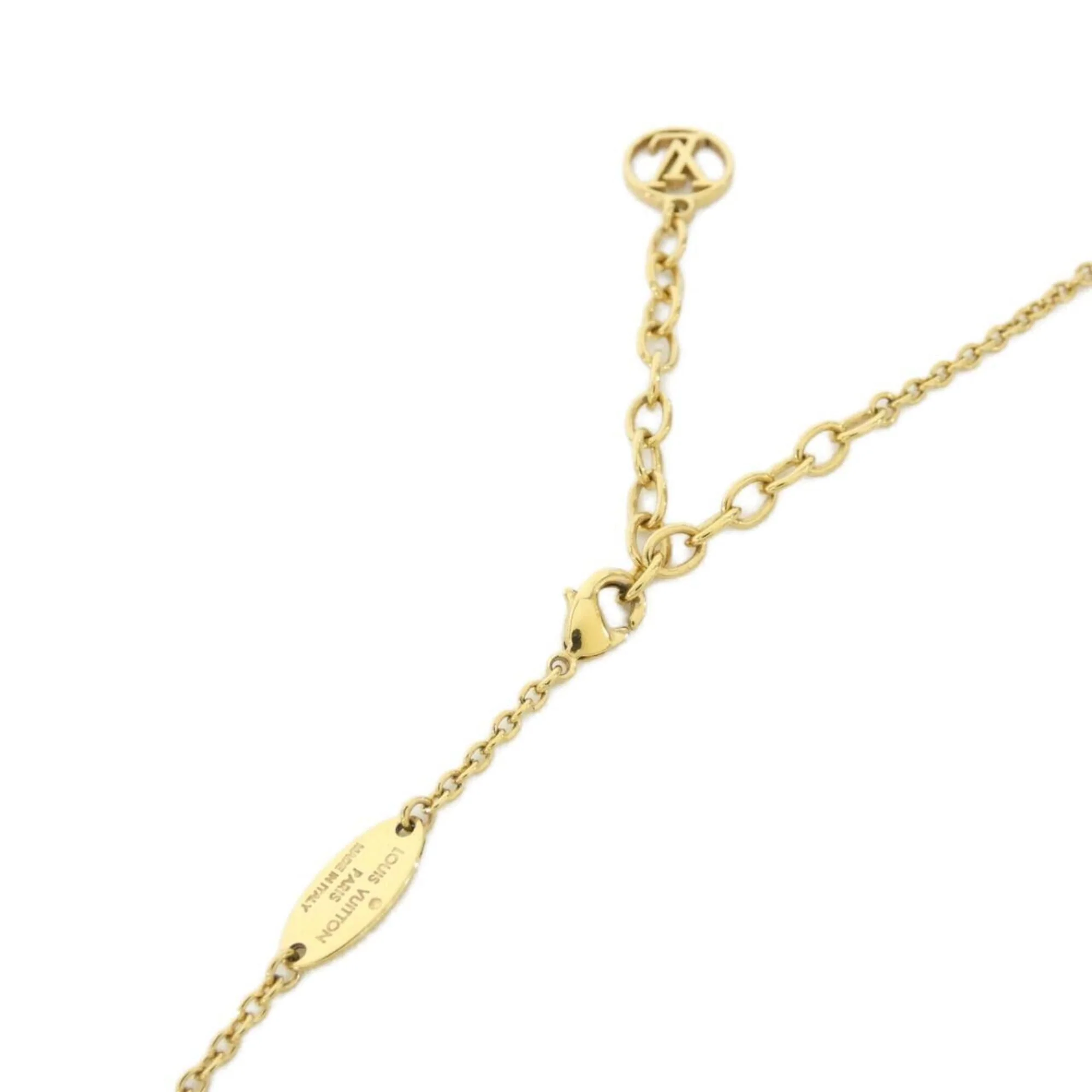 Pendant Necklace Gold LV Iconic - Image 4