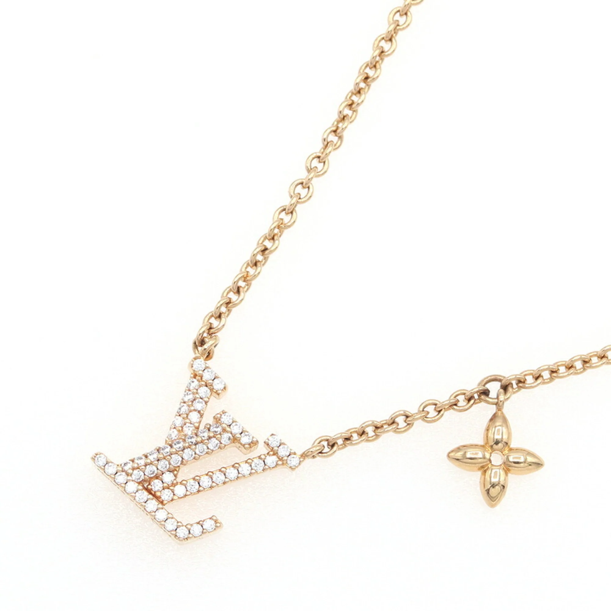 Pendant Necklace Gold Metal