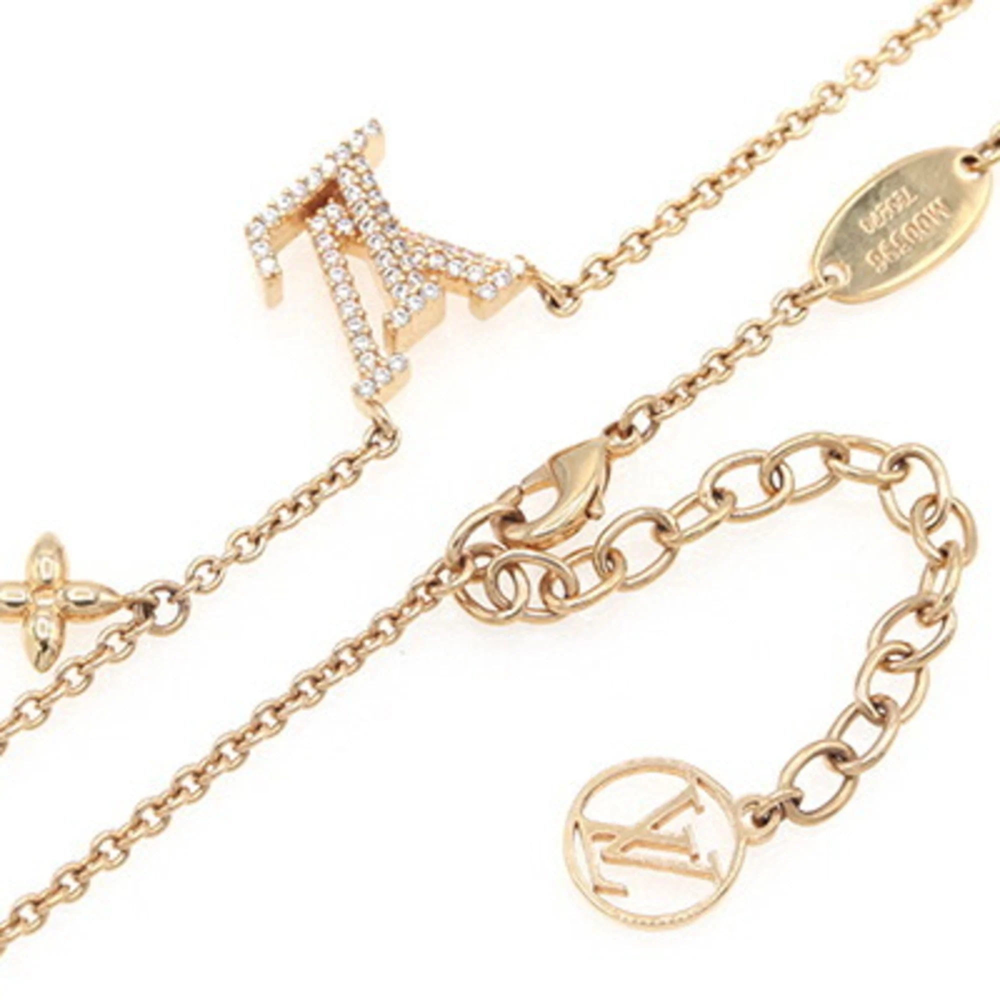 Pendant Necklace Gold Metal - Image 3