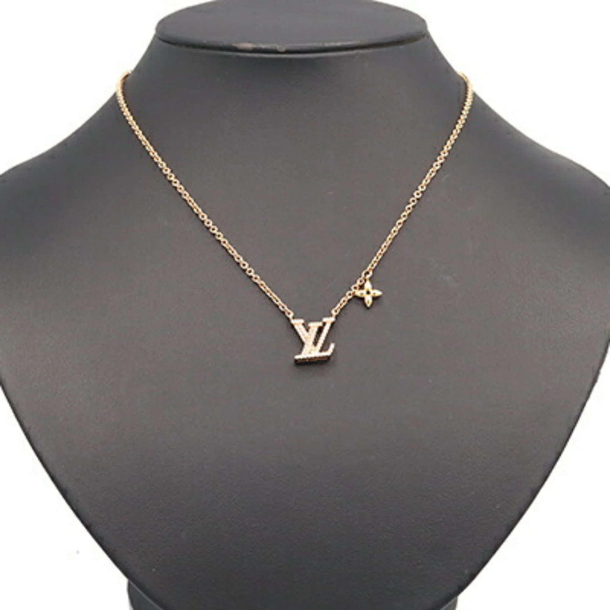 Pendant Necklace Gold Metal - Image 6