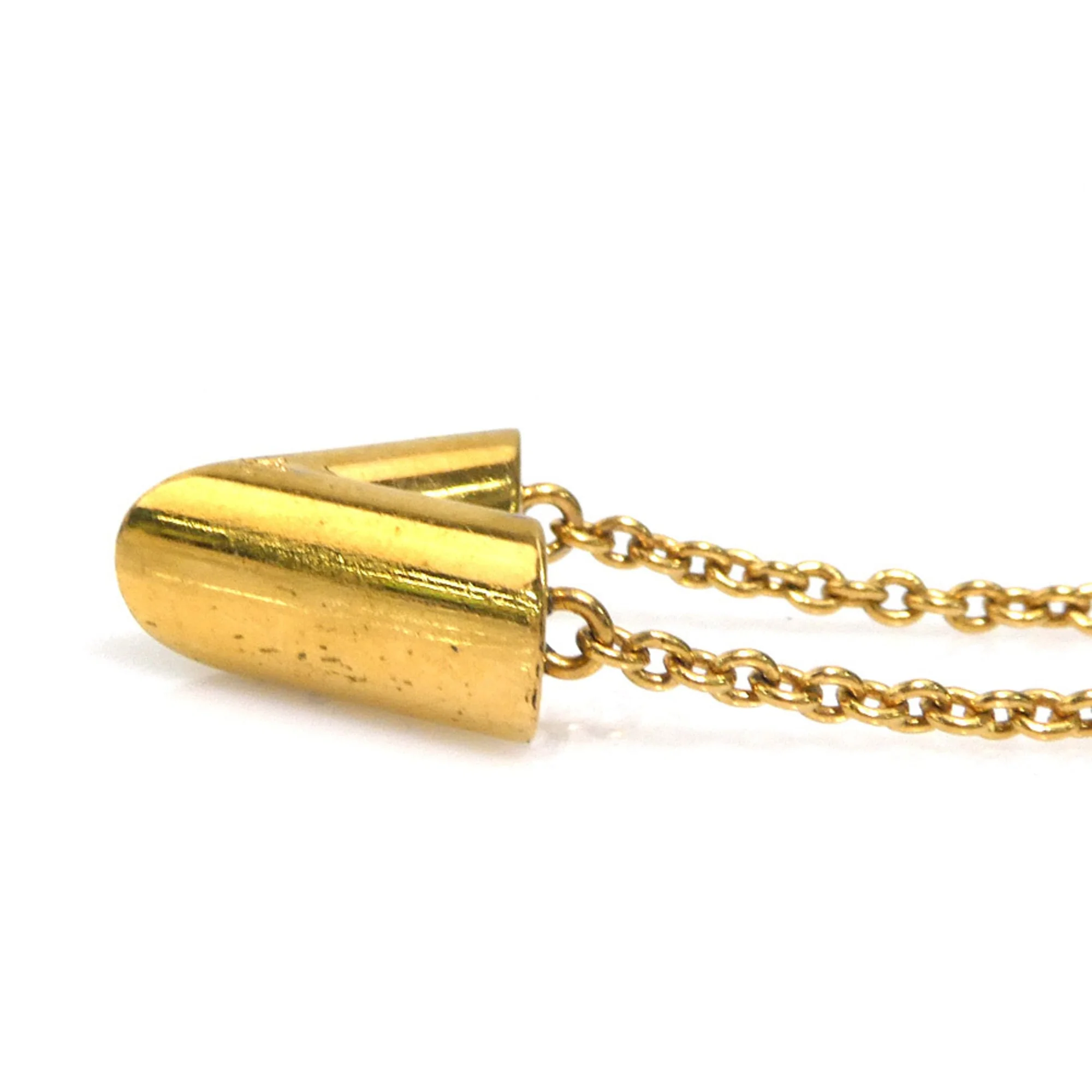 Pendant Necklace Gold Metal - Image 3
