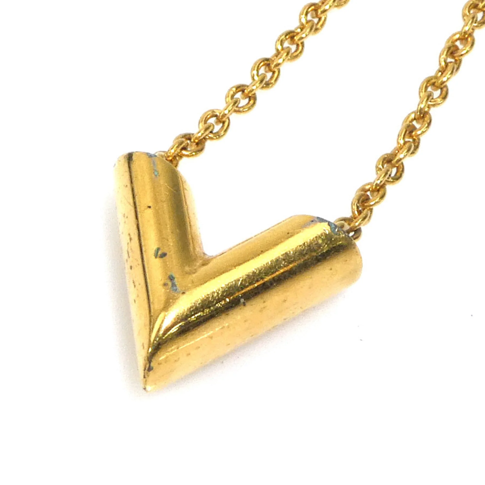 Pendant Necklace Gold Metal - Image 4