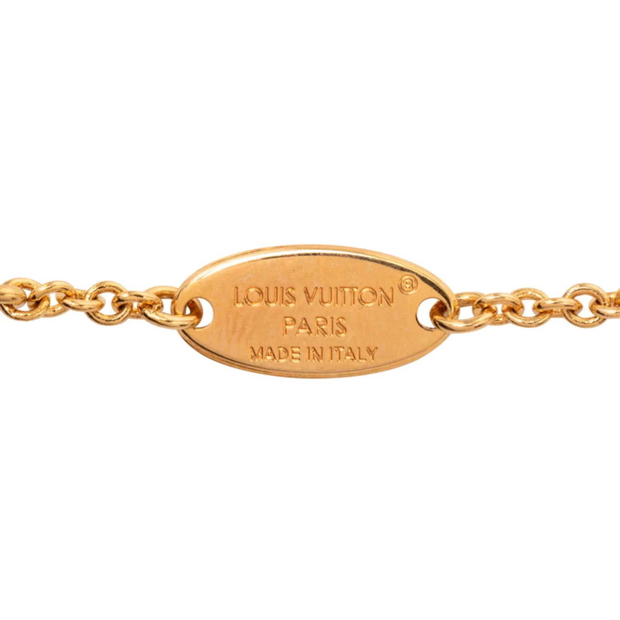 Pendant Necklace Gold Plated With Faux Pearls - Image 4