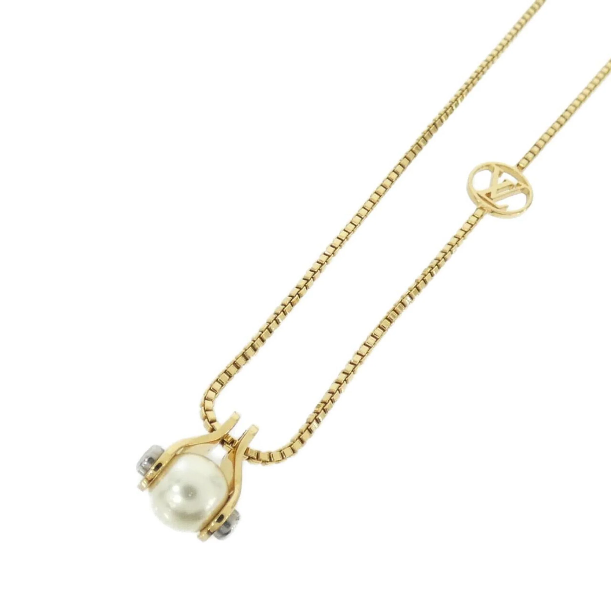 Pendant Necklace Gold with Pearl
