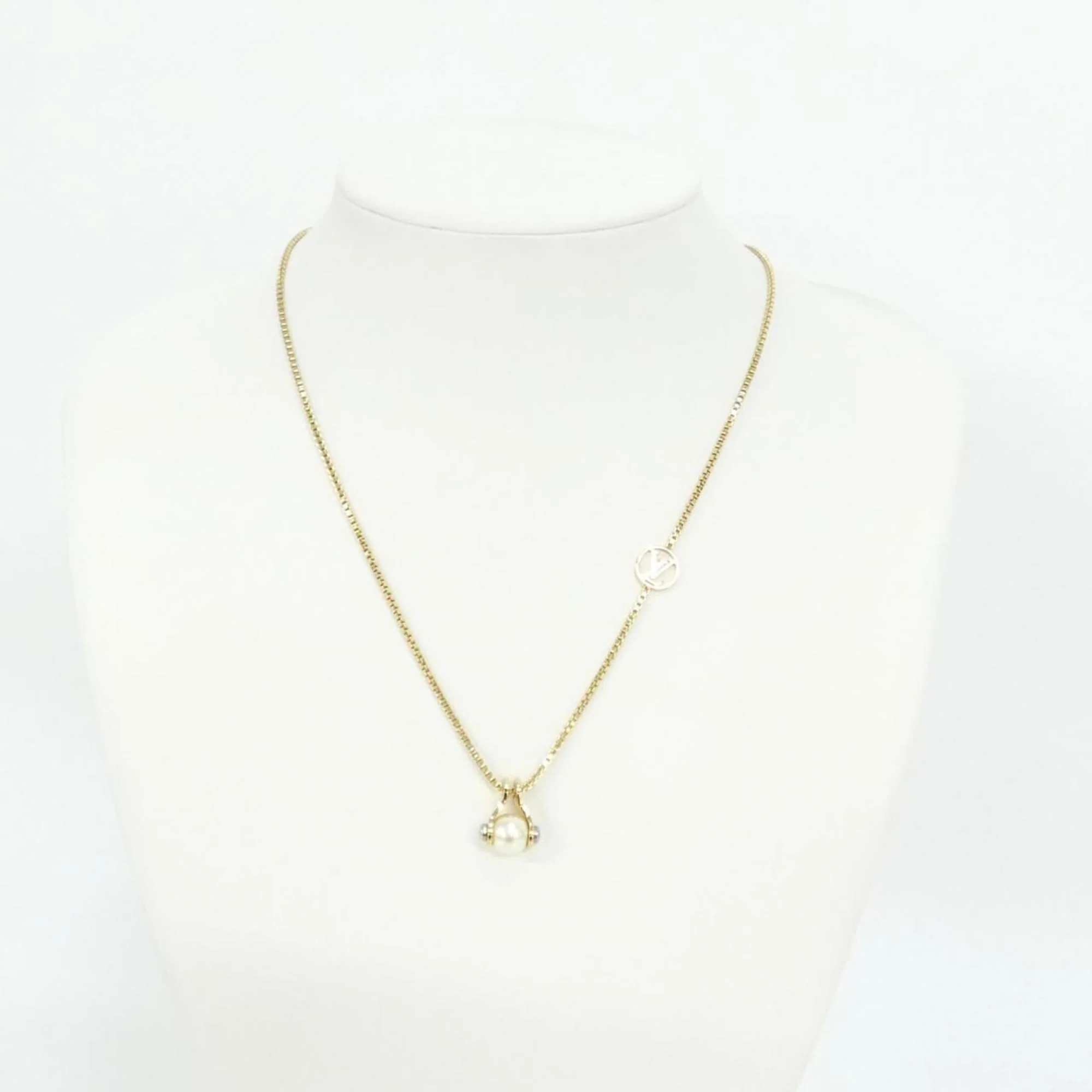 Pendant Necklace Gold with Pearl - Image 4