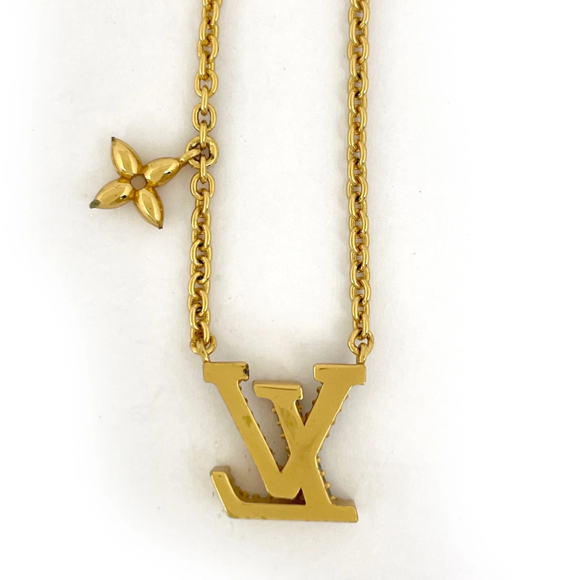 Pendant Necklace Gold With Rhinestone - Image 2