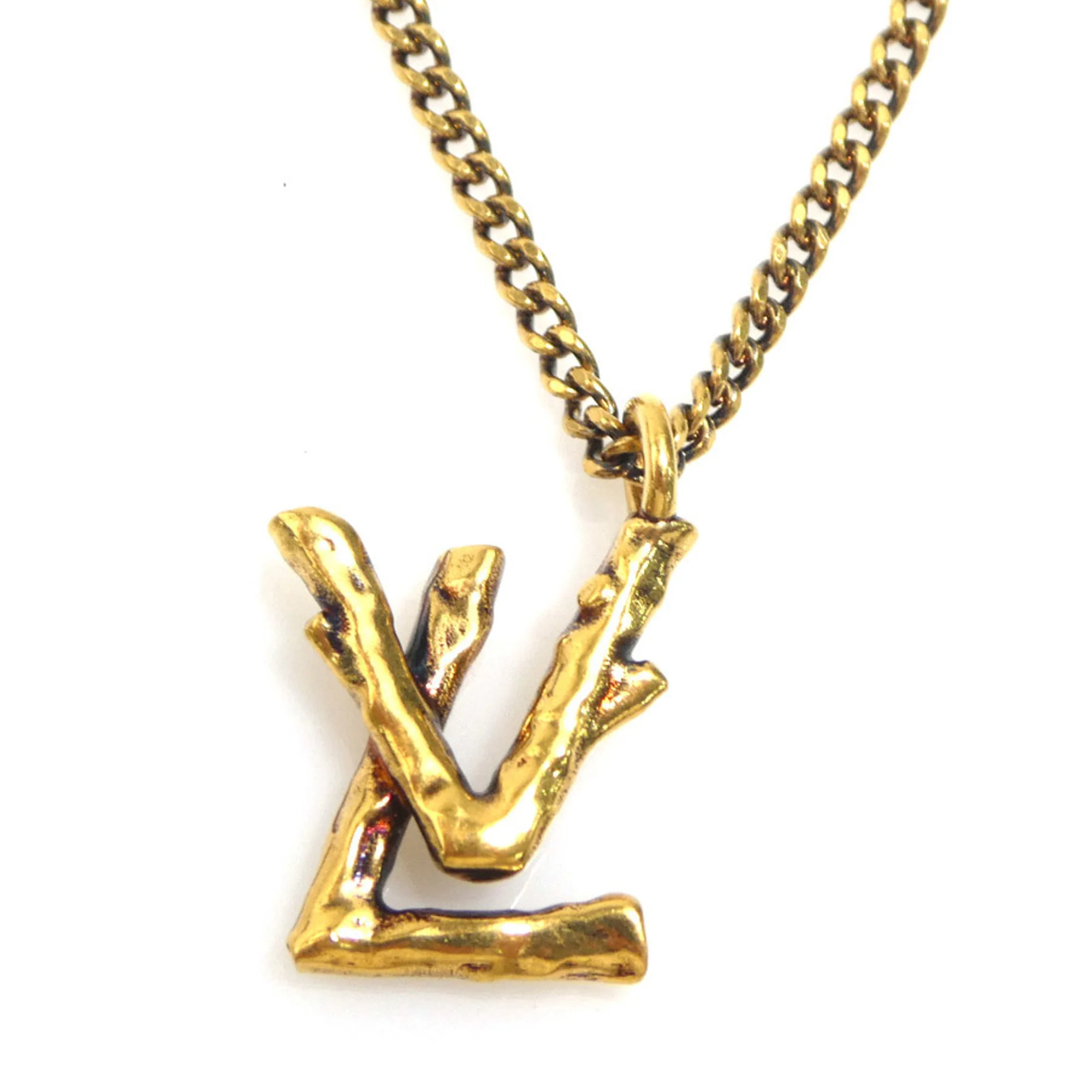 Pendant Necklace Metal Gold